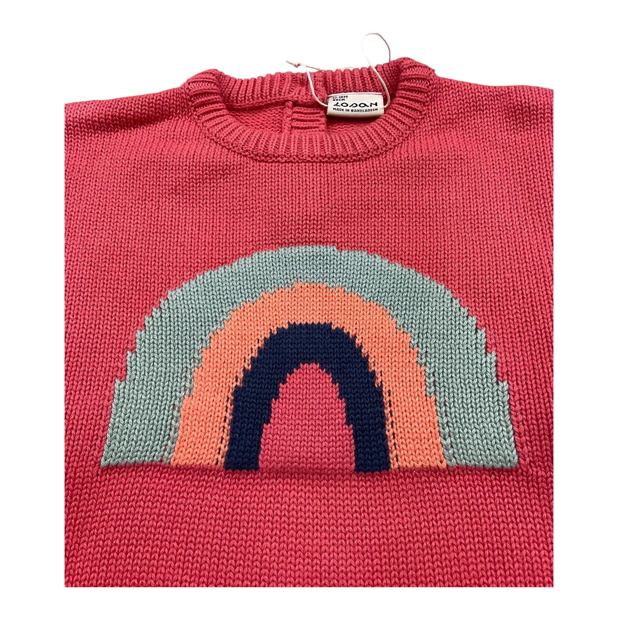 LOSAN maglia tinta unita con ricamo Rosa per Neonata 51032938038011 ROSA LOSAN