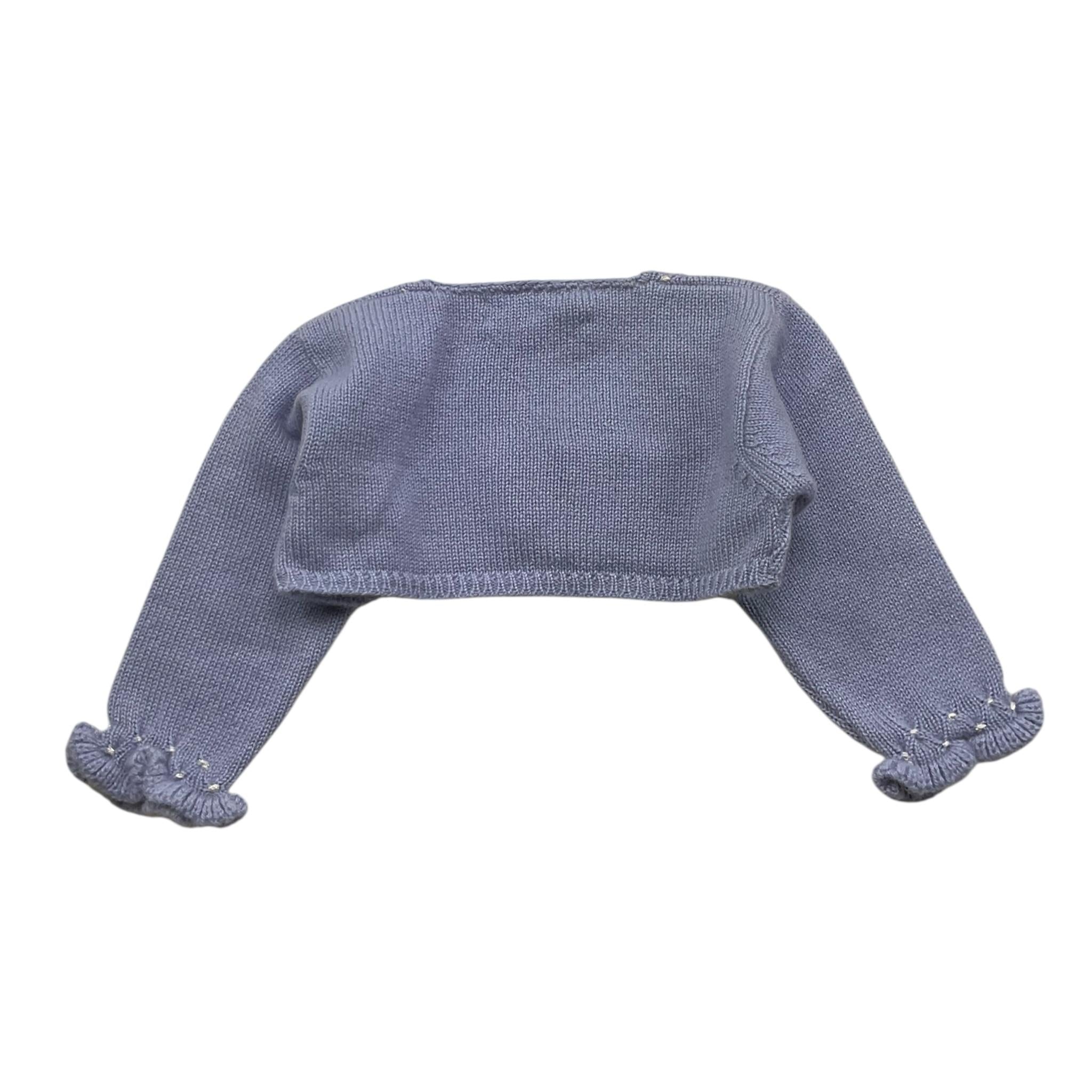 LA STUPENDERIA coprispalle tinta unita  Azzurro per Neonata ZCSC02 AZZURRO LA STUPENDERIA