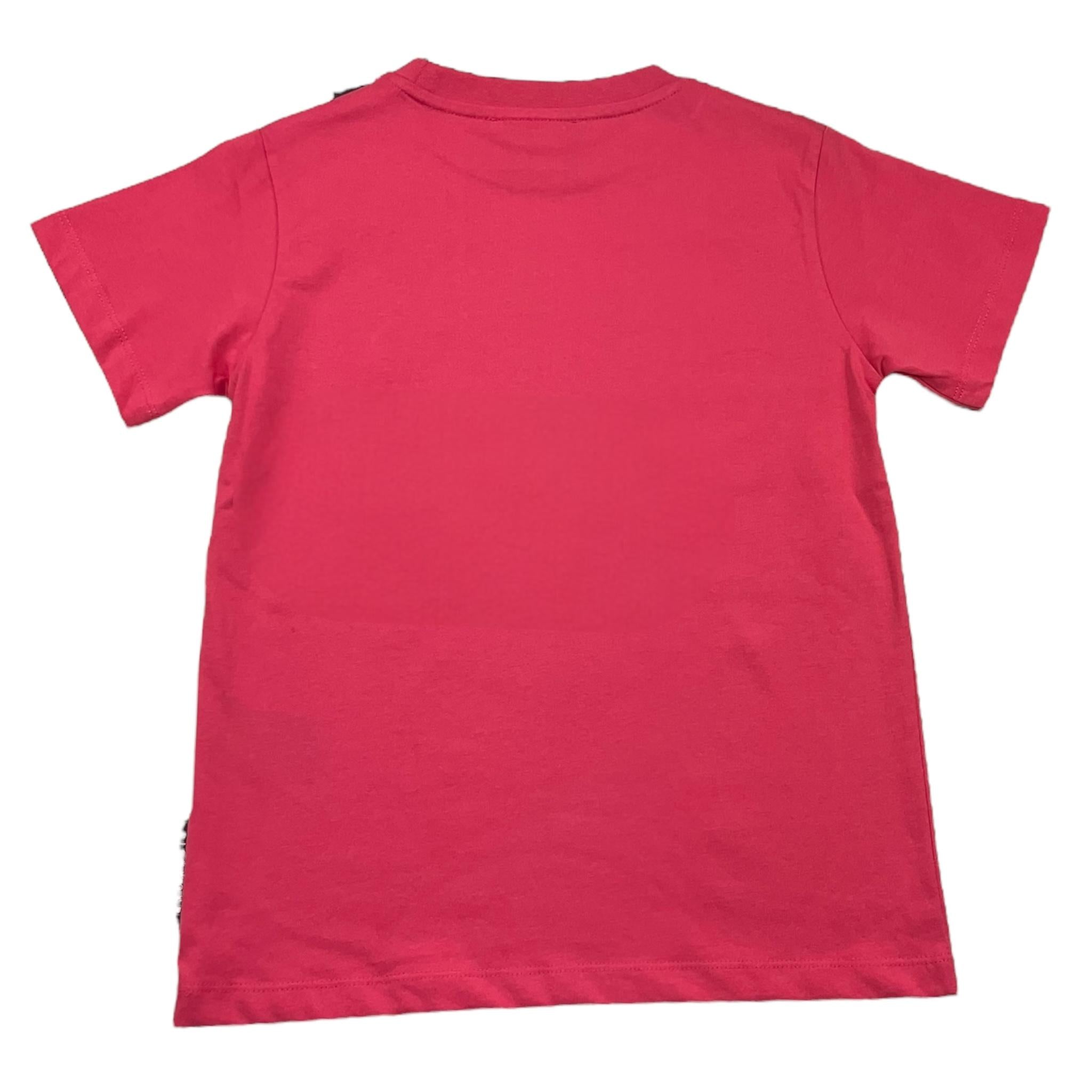 JOHN RICHMOND t-shirt girocollo tinta unita con brillantini Rosa per Bambina RGA25065TS ROSA JOHN RICHMOND