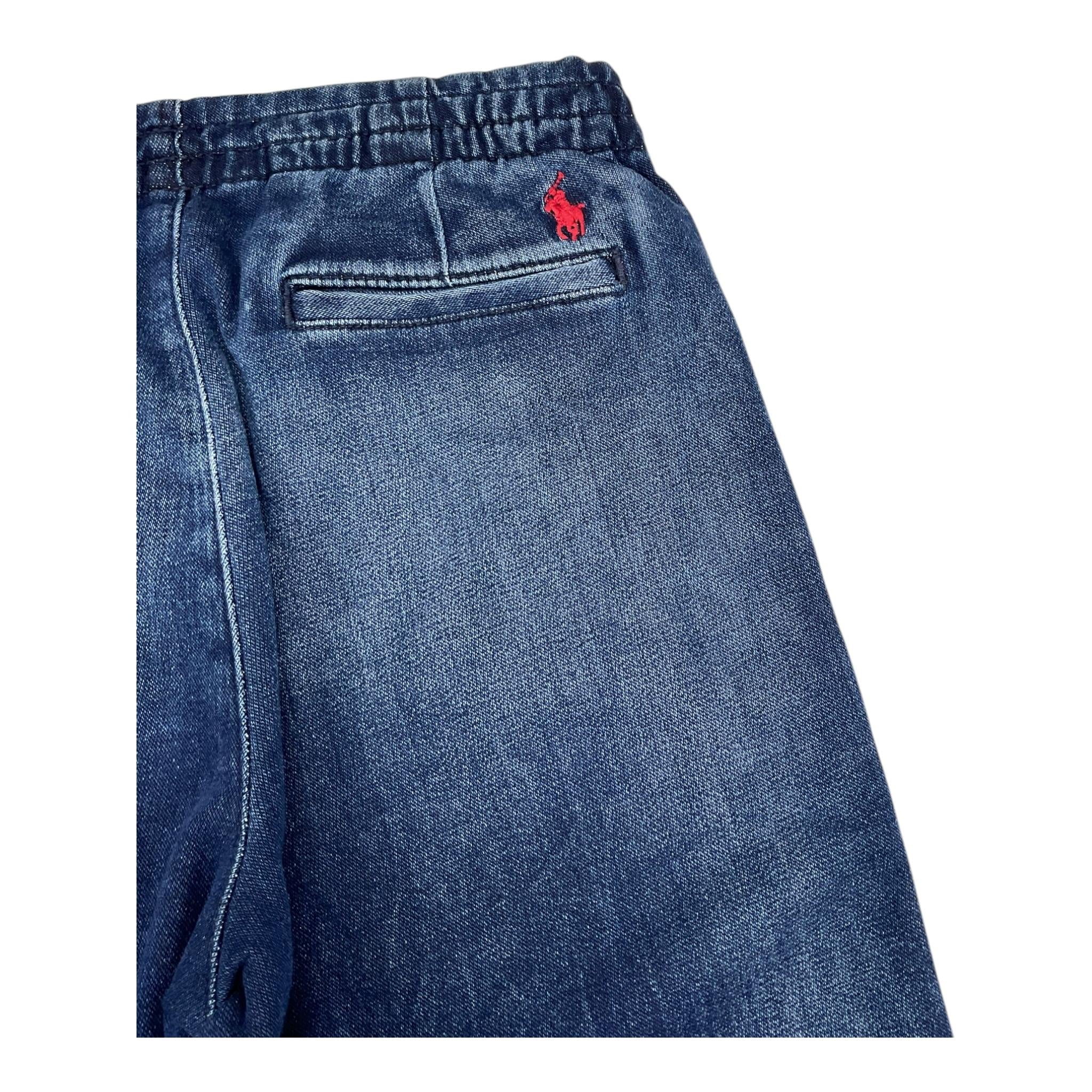 RALPH LAUREN jeans tinta unita con elastico in vita Blu per Bambino 323880292001 BLU RALPH LAUREN