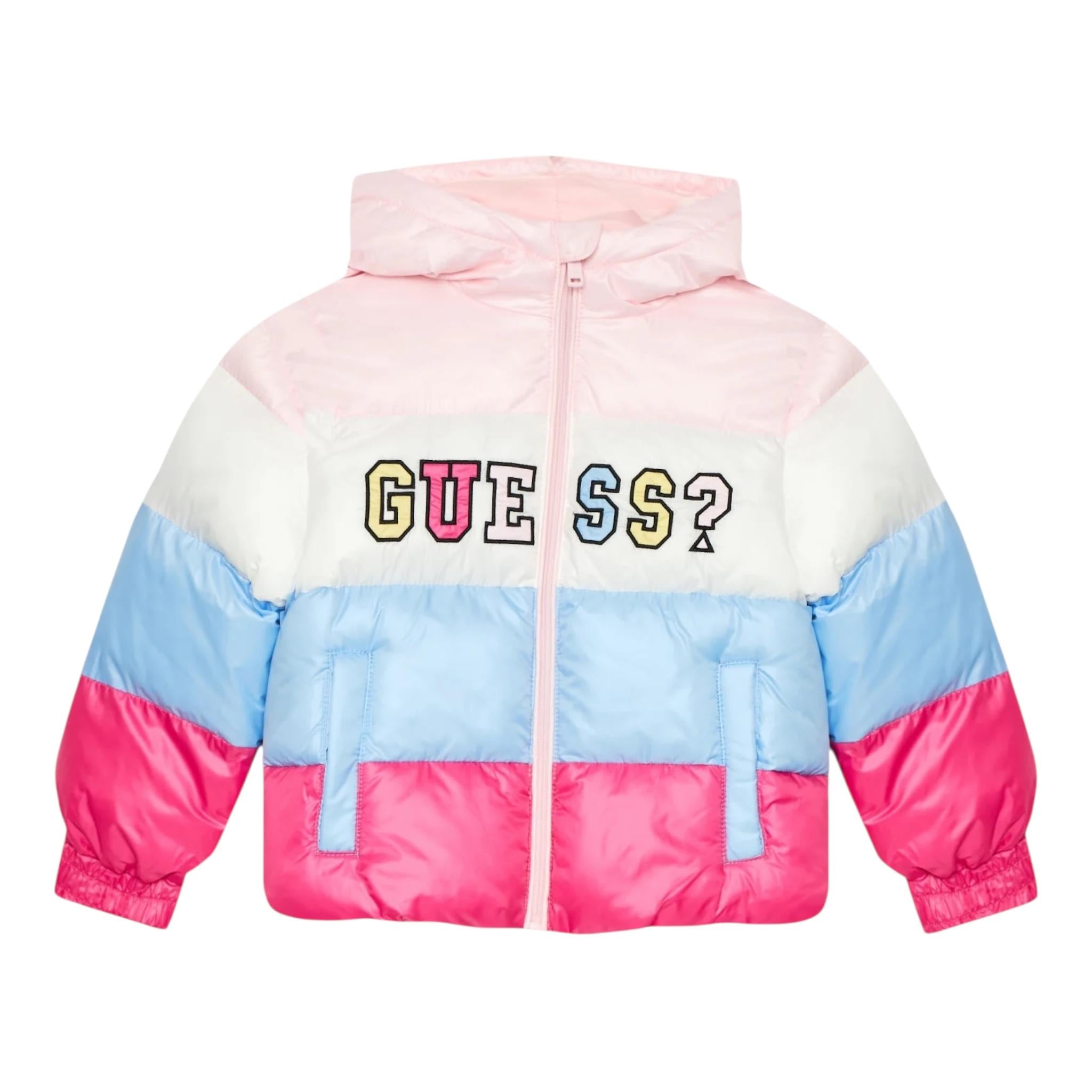 GUESS giubbino tinta unita con zip e cappuccio Multicolor per Bambina K4YL02WEGY0X MULTICOLOR GUESS