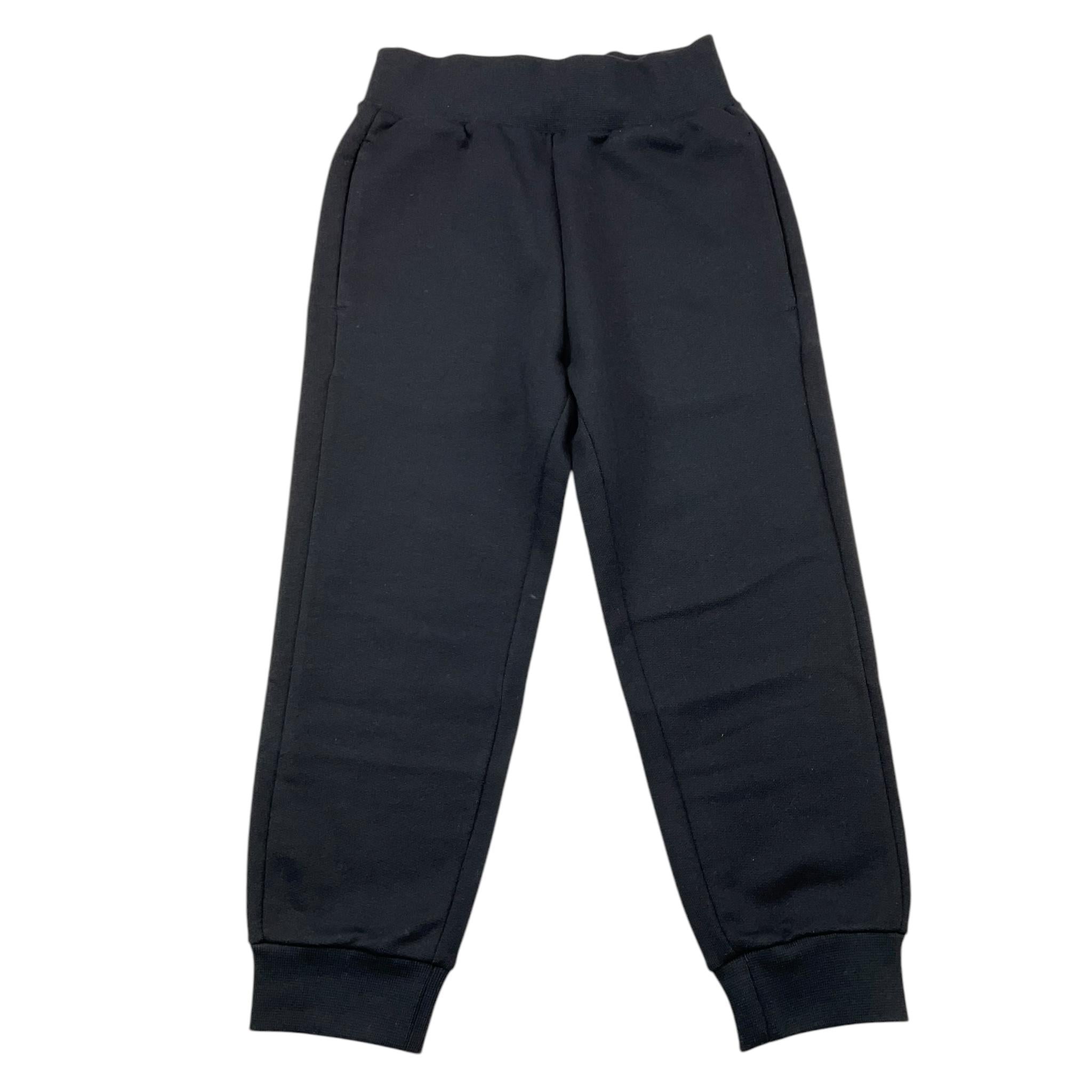 ROBERTO CAVALLI pantalone tuta tinta unita con stampa Nero per Bambino TJT20O NERO ROBERTO CAVALLI