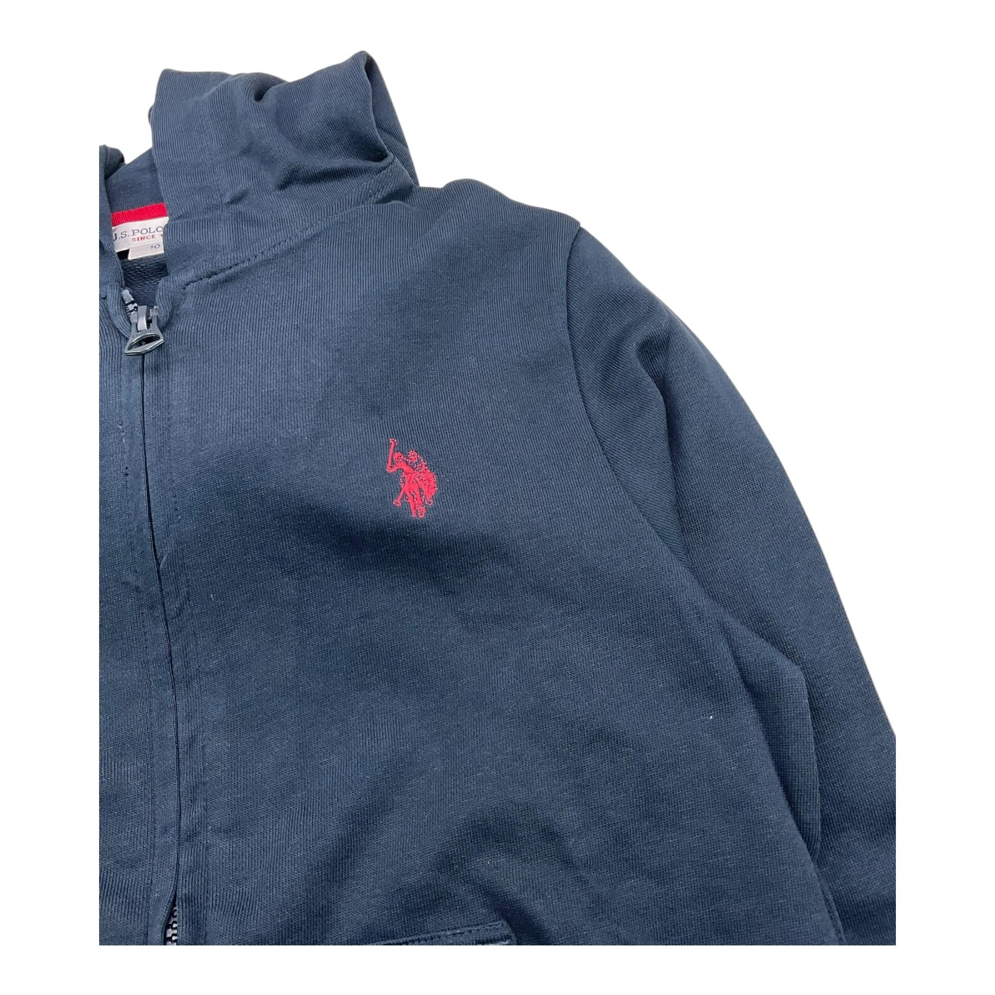 U.S. POLO ASSN completo 2 pezzi felpa-pantalone tinta unita Blu per Bambino 56267311 BLU U.S. POLO ASSN