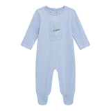 GUESS tutina tinta unita gircollo Azzurro per Neonata H3YW02J1314 AZZURRO GUESS