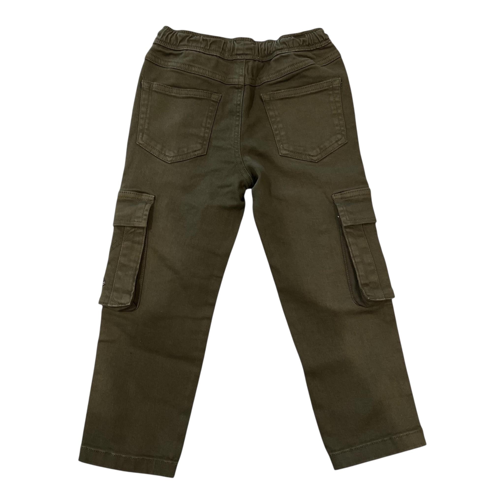 ROY ROGER'S pantalone tinta unita con elastico in vita Verde per Bambino RA141 VERDE ROY ROGER'S