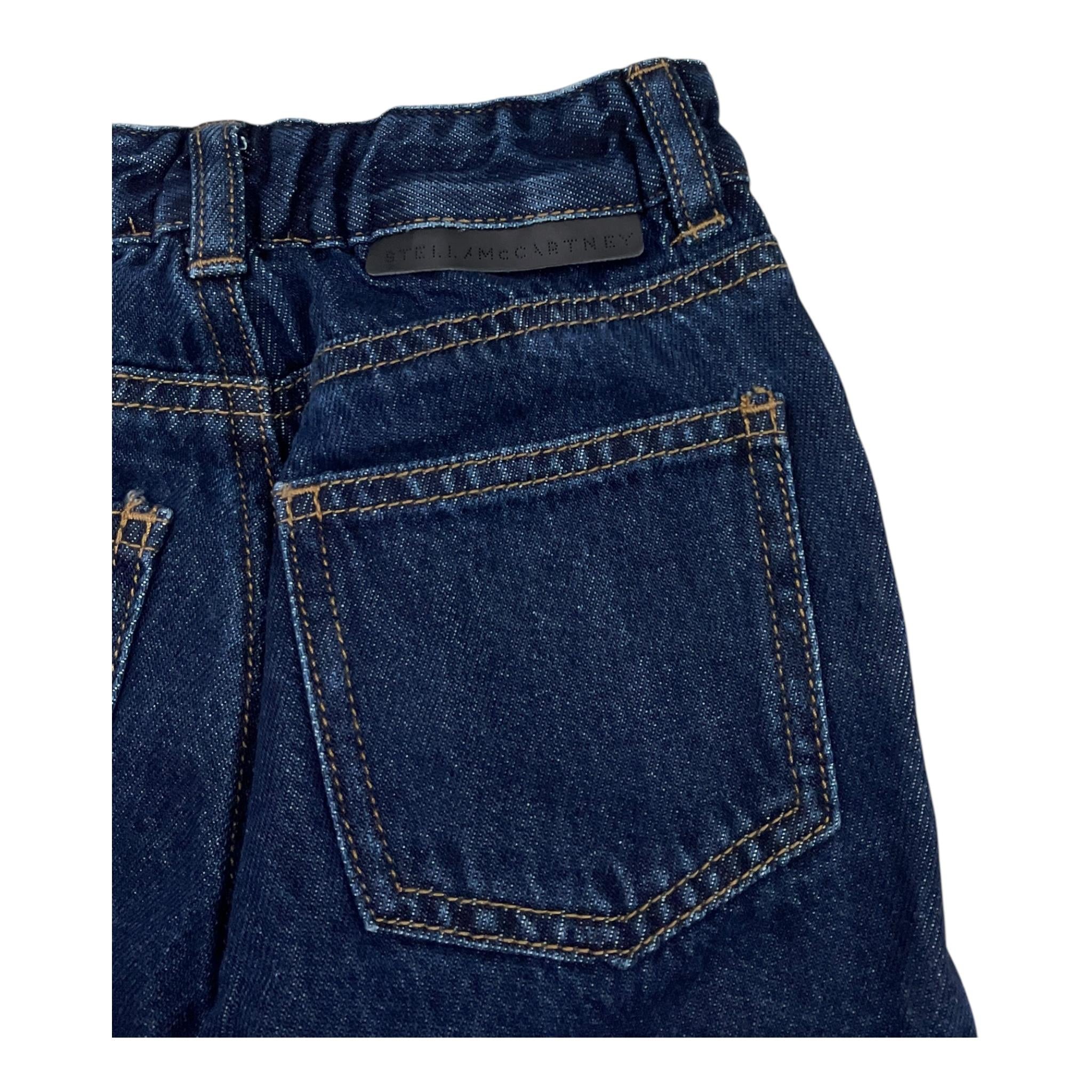 STELLA McCARTNEY jeas tinta unita con elastico in vita Blu per Bambino TV6R80 BLU STELLA McCARTNEY