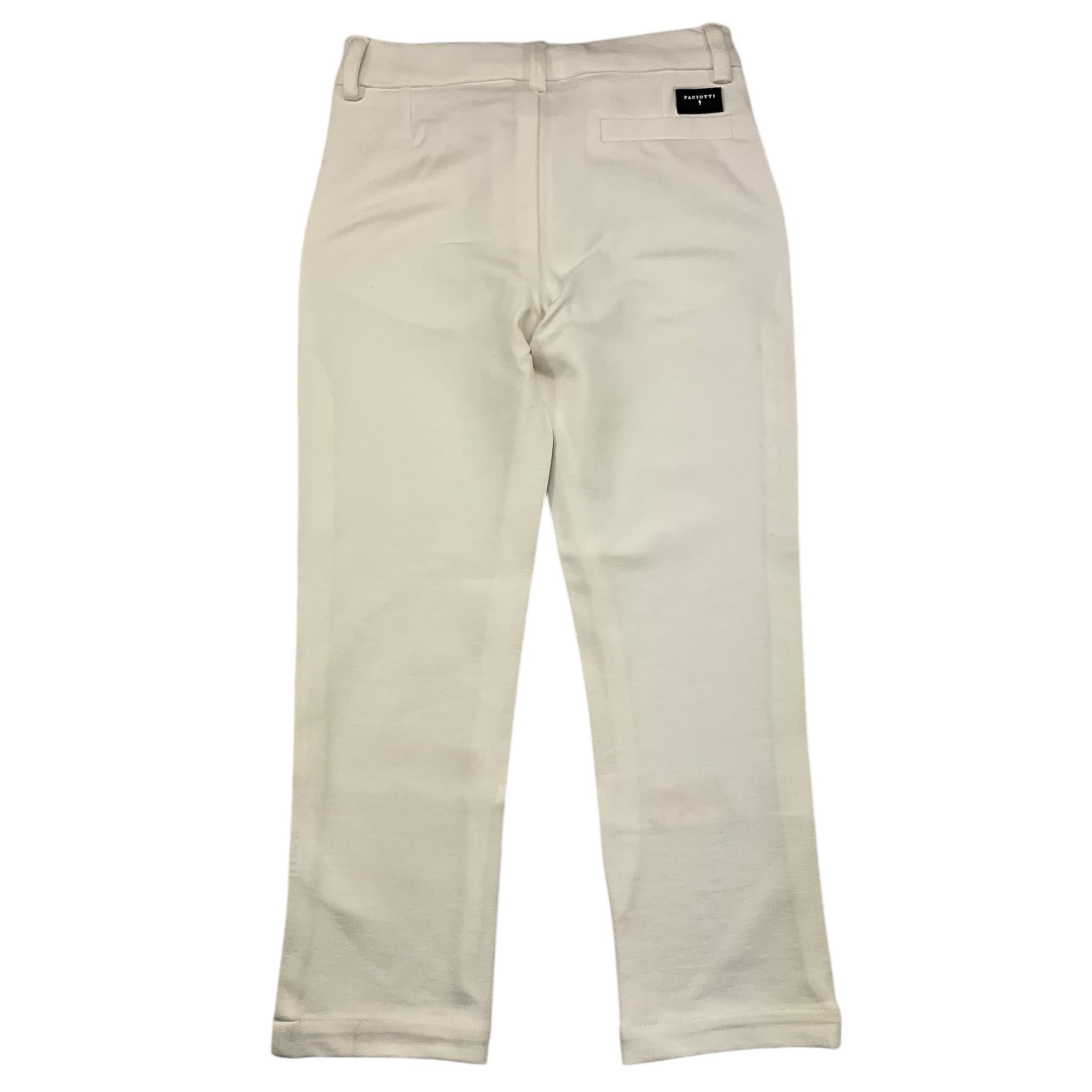 CESARE PACIOTTI pantalone tinta unita con girovita regolabile Bianco per Bambino PTP5352B BIANCO CESARE PACIOTTI
