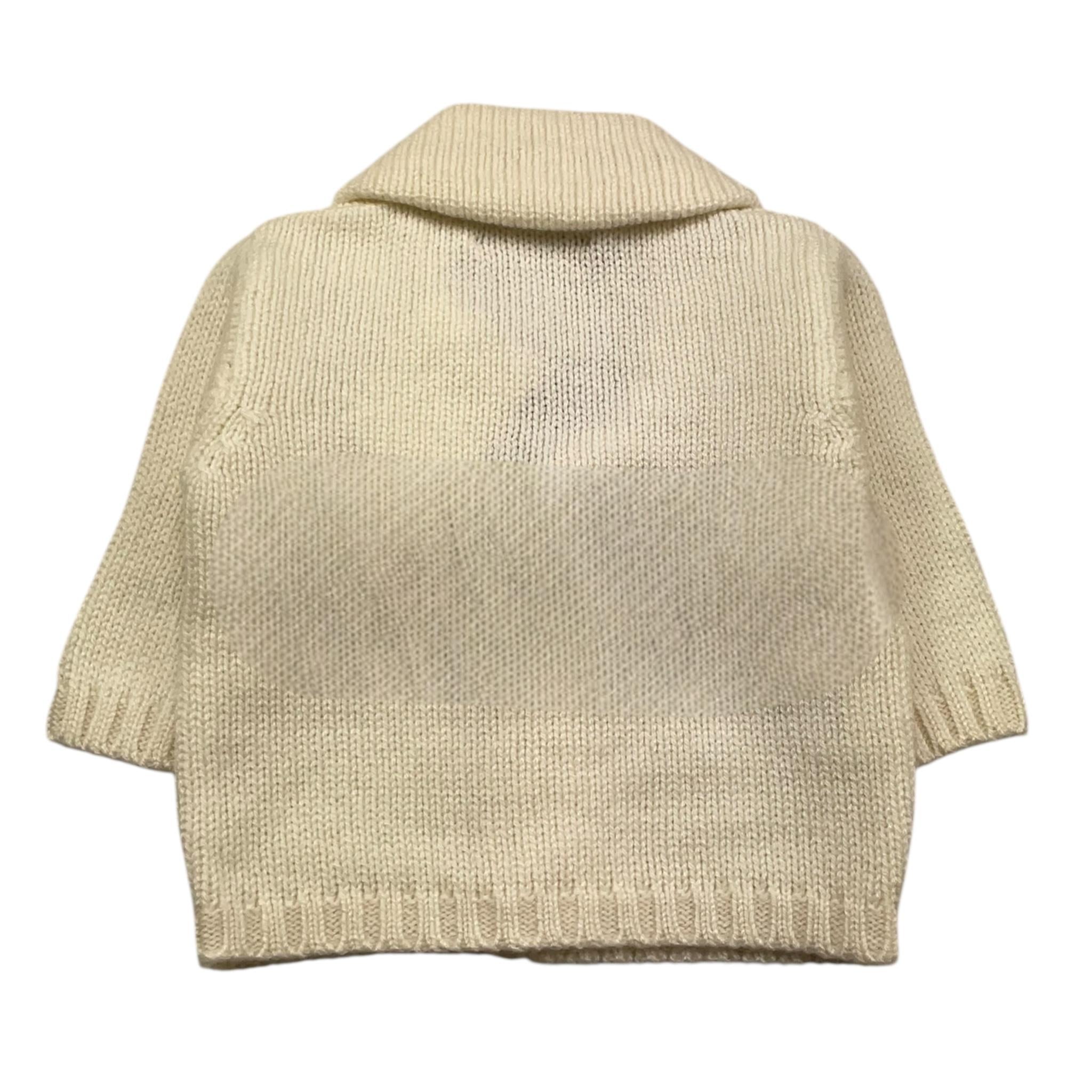 LA STUPENDERIA cardigan modello giacca Panna per Neonato ZCGH017 PANNA LA STUPENDERIA