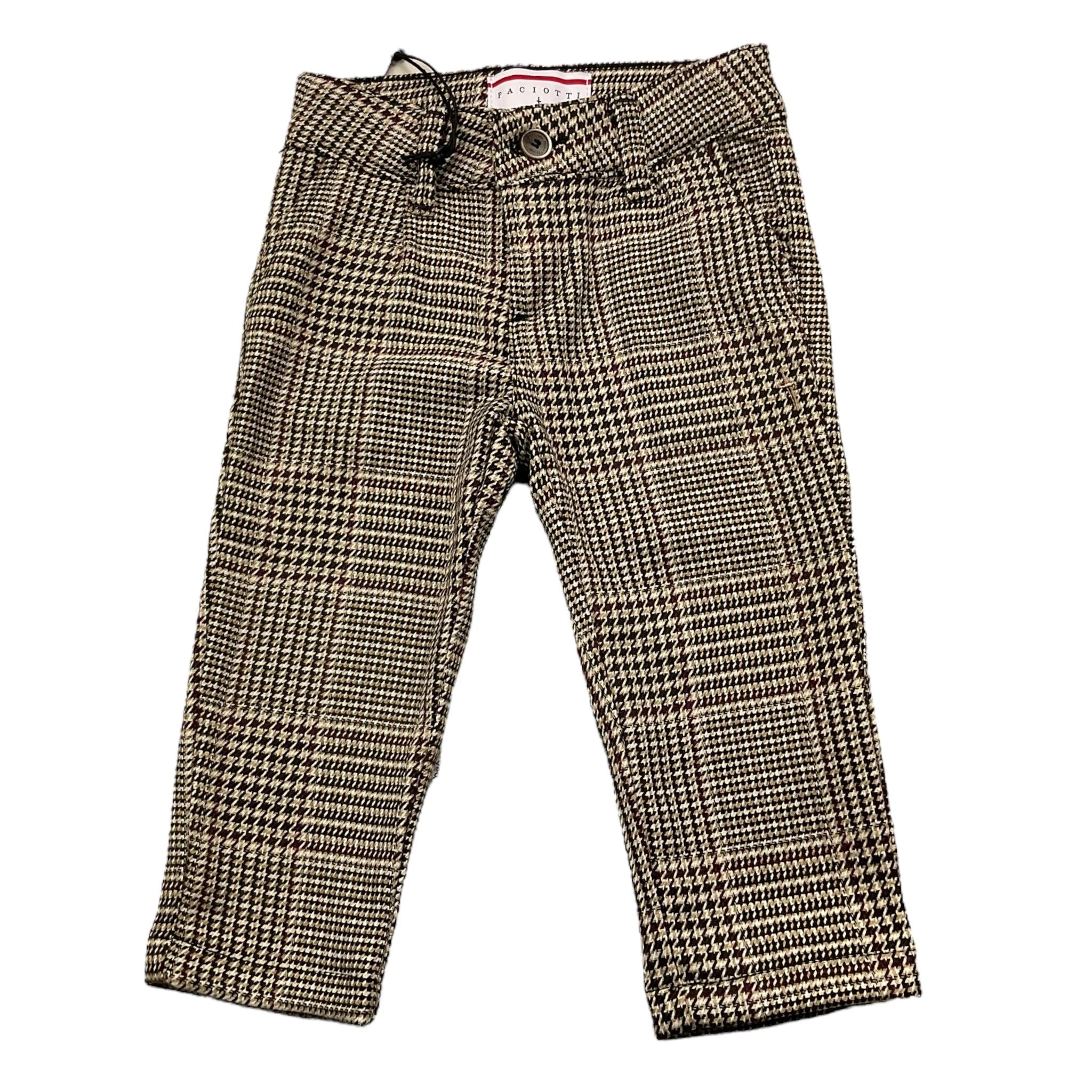 CESARE PACIOTTI pantalone tinta unita con microfantasia Beige per Neonato PTP5355B BEIGE CESARE PACIOTTI