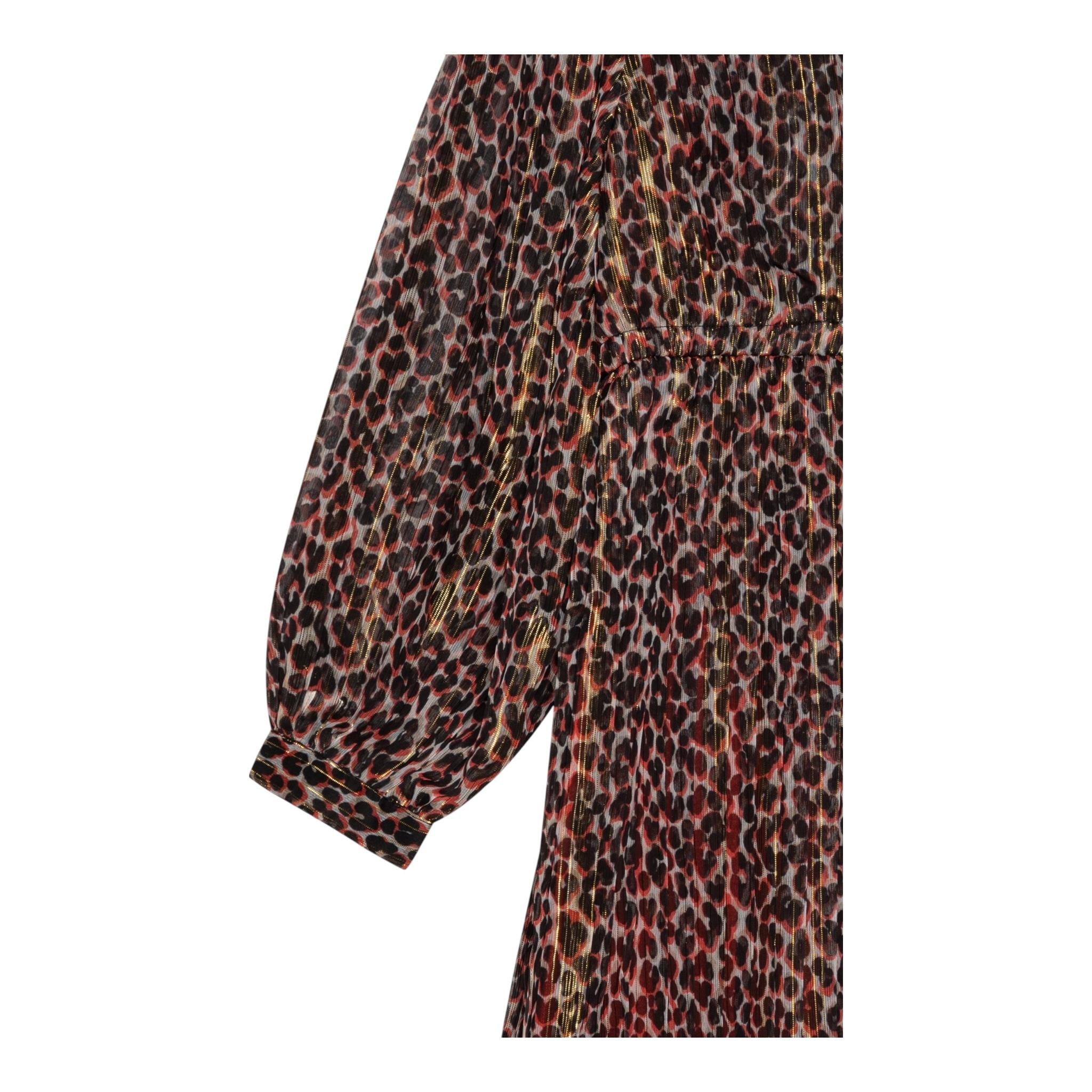 MICHAEL KORS abito manica lunga fantasia maculata Nero per Bambina R30172 NERO MICHAEL KORS