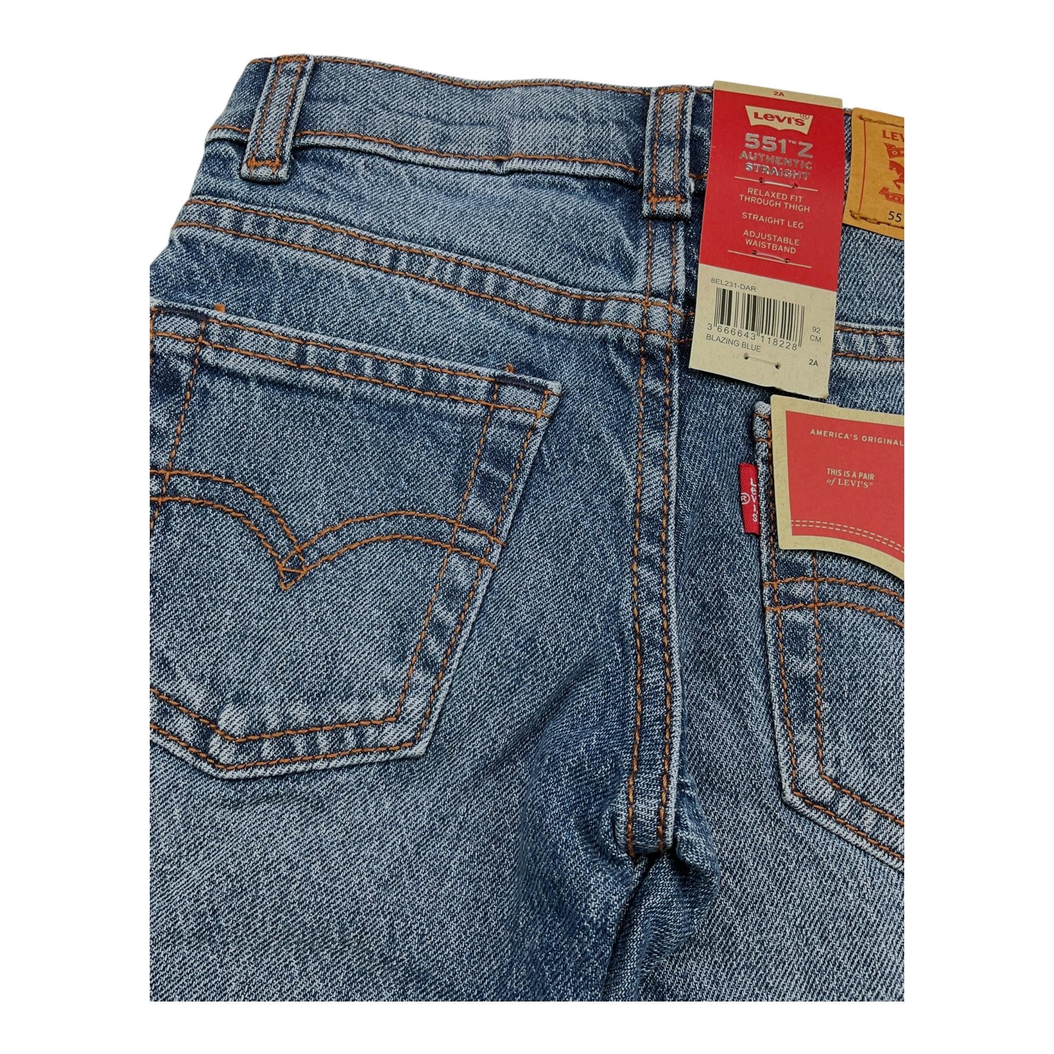LEVI'S jeans tinta unita con girovita regolabile Blu per Neonato 9EL2311N BLU LEVI'S