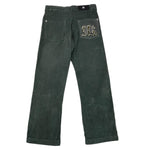 JOHN RICHMOND pantalone tinta unita in camoscio Verde per Bambino RBA25060PA VERDE JOHN RICHMOND
