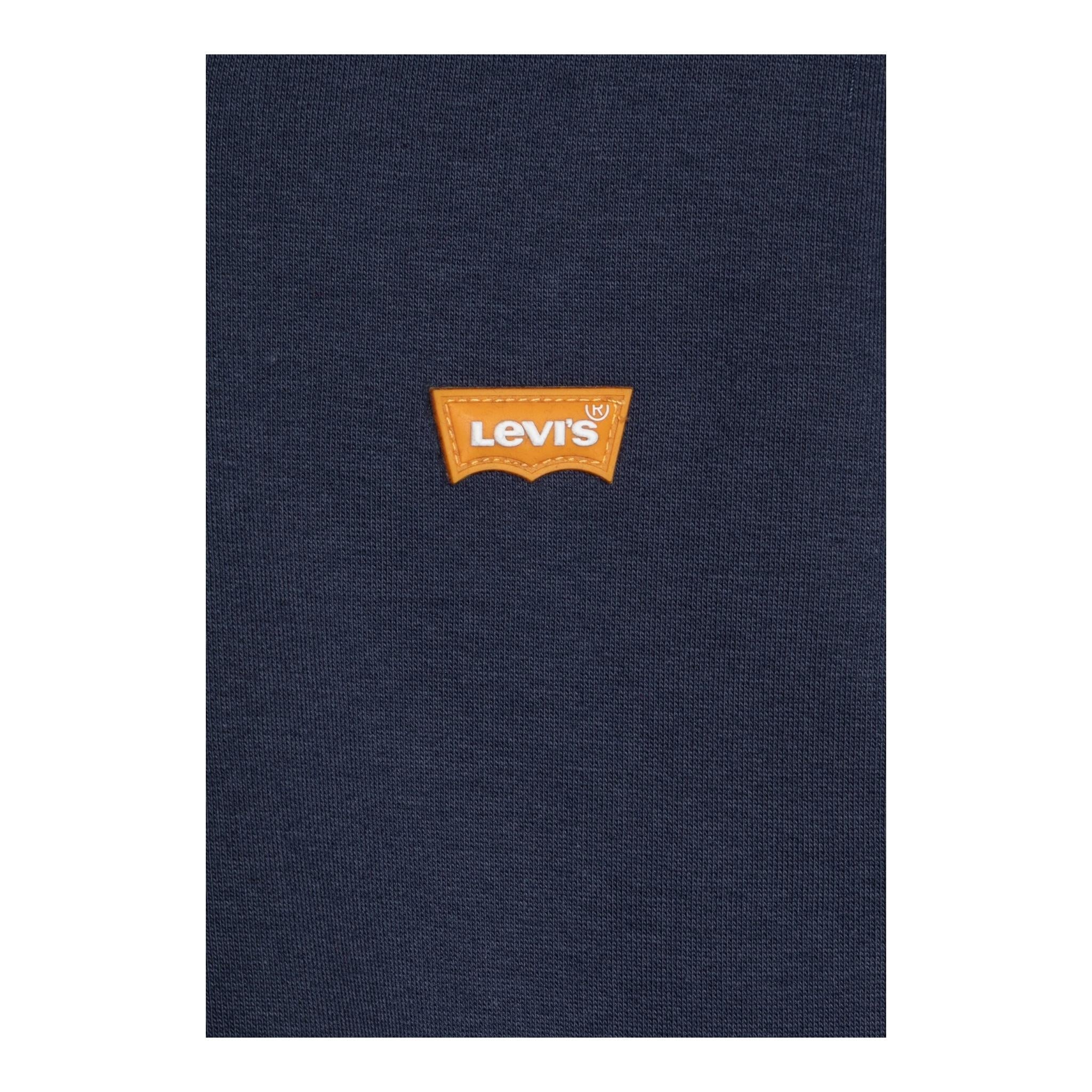 LEVI'S felpa con zip e cappuccio tinta unita con logo Blu per Bambino 8EL158 BLU LEVI'S