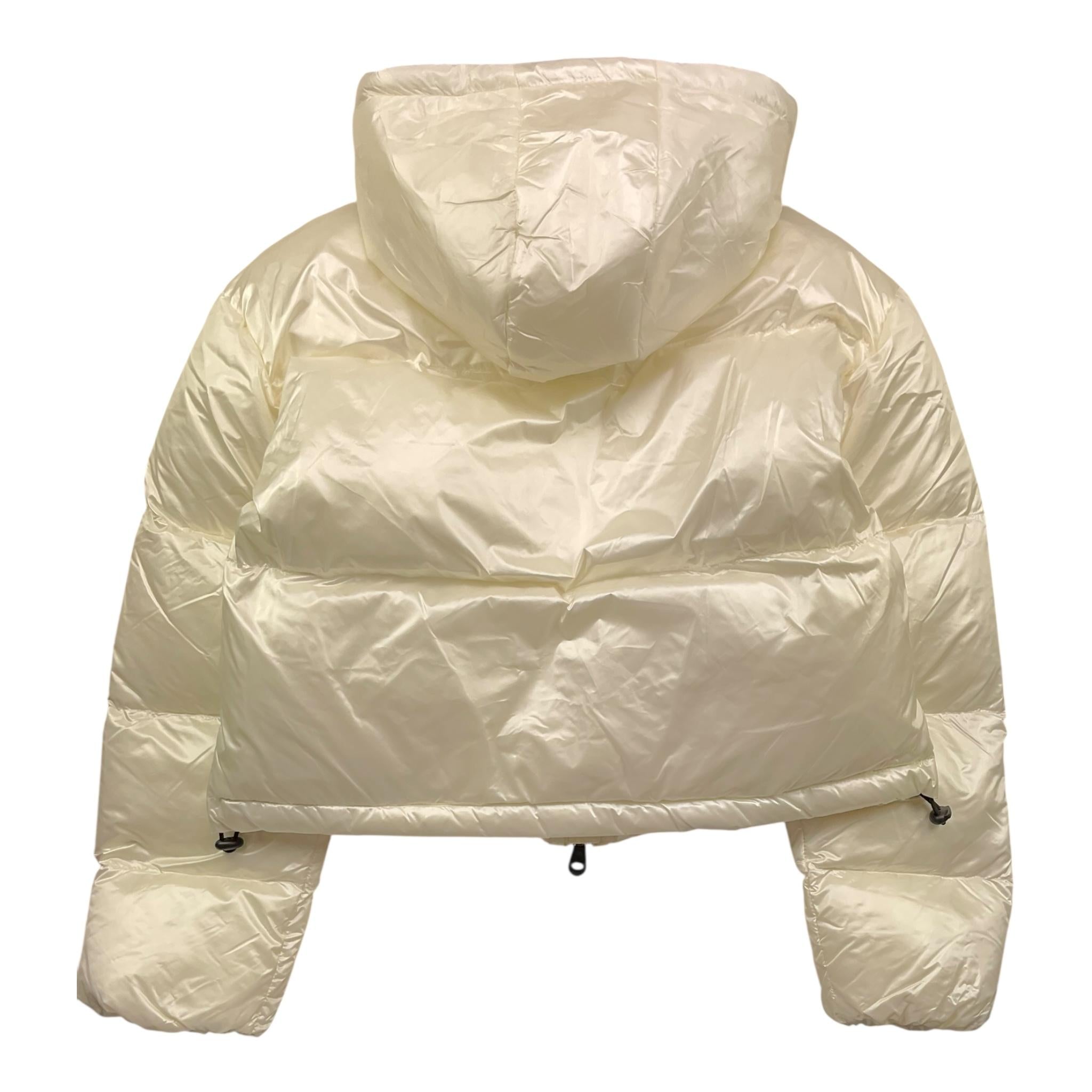 REFRIGIWEAR giubbino tinta unita con zip e cappuccio Bianco per Bambina RWG961 BIANCO REFRIGIWEAR