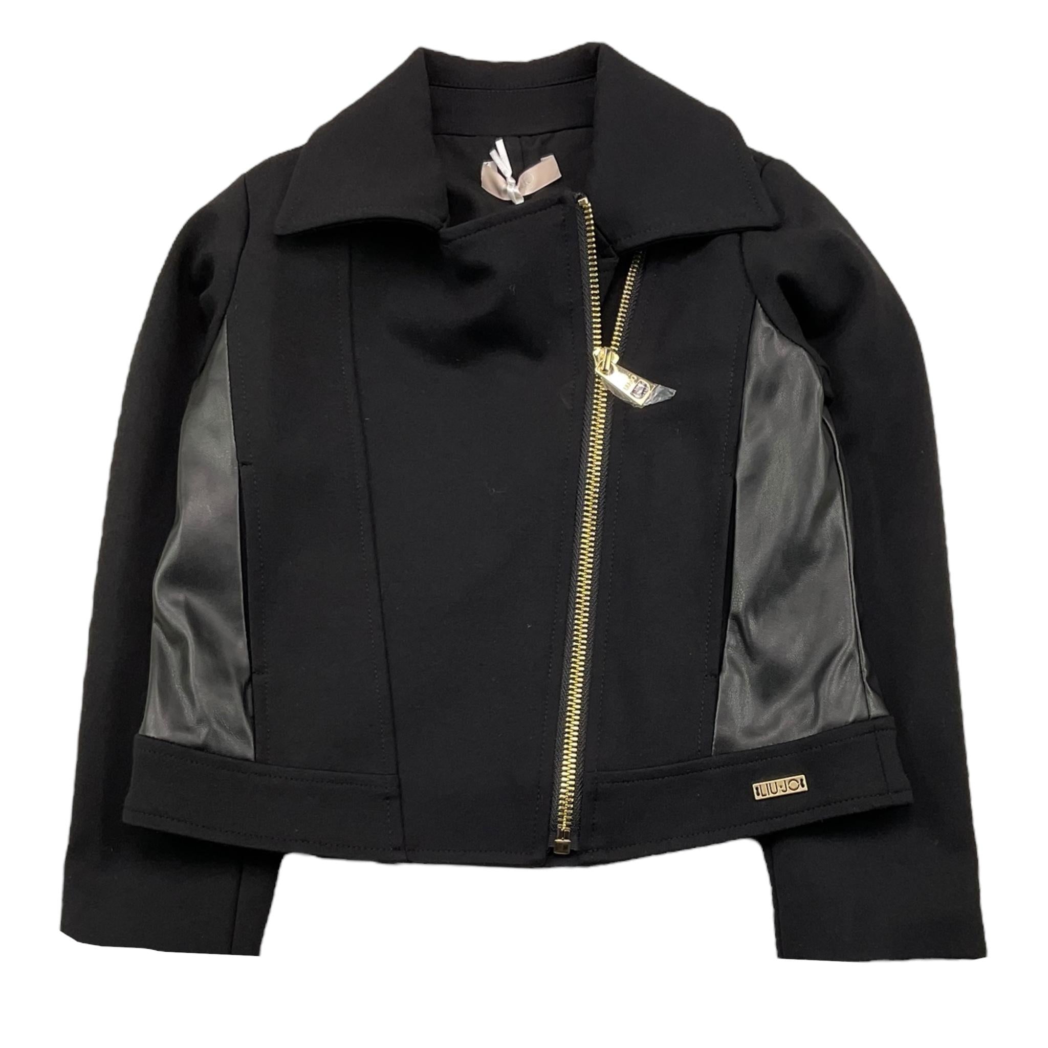 LIU JO giacca tinta unita con zip Nero per Neonata KF4008N NERO LIU JO