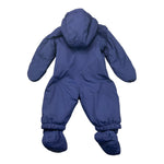 K-WAY eskimo tinta unita con cappuccio Blu per Neonato K8124PW BLU K-WAY