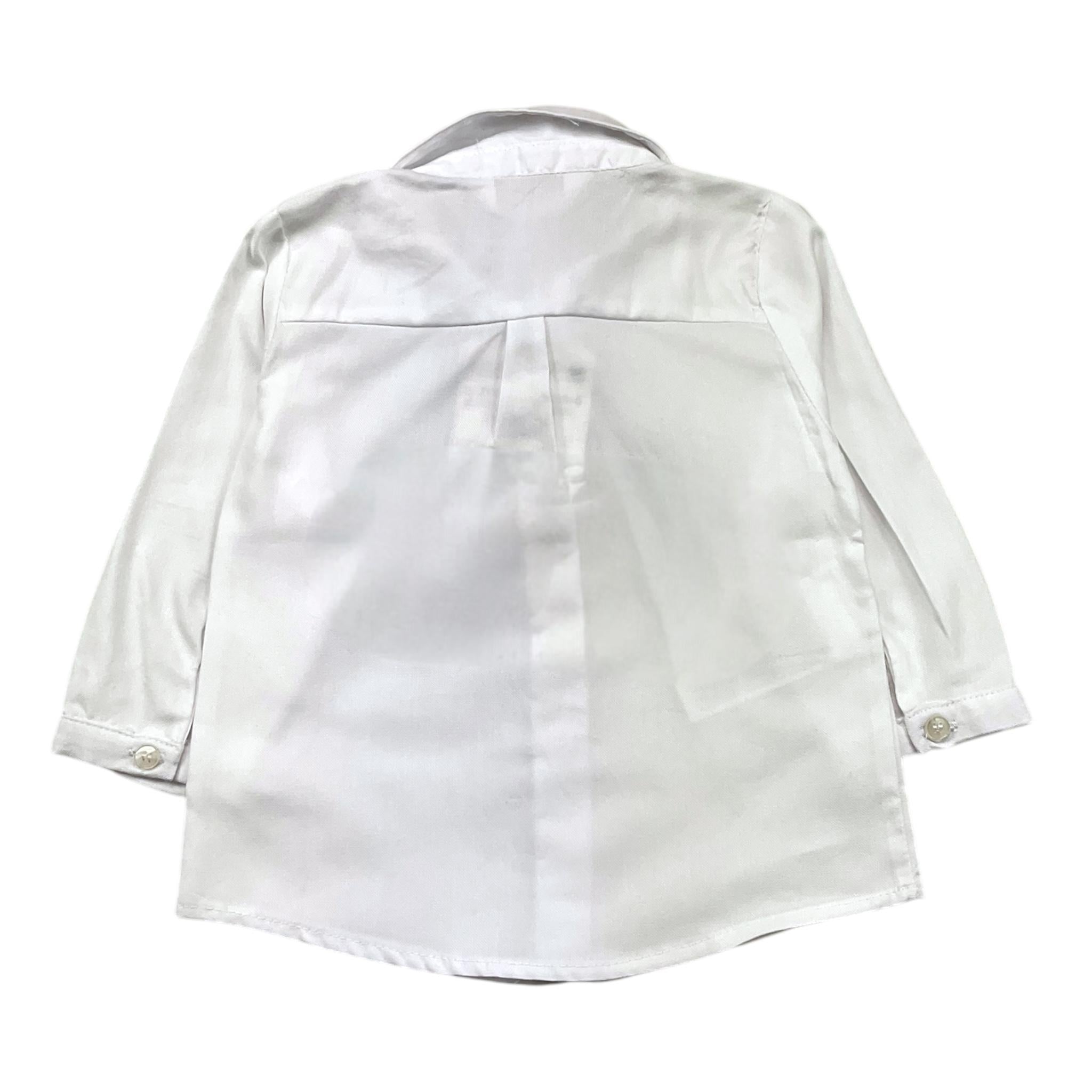 MAYORAL camicia tinta unita con papillons Bianco/blu per Neonato 2180X BIANCO/BLU MAYORAL