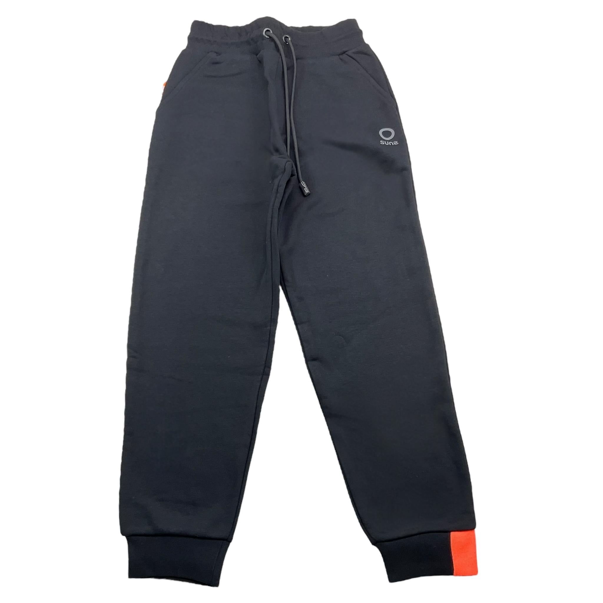 SUNS pantalone modello tuta tinta unita con elastico in vita Nero per Bambino PFS5303U NERO SUNS