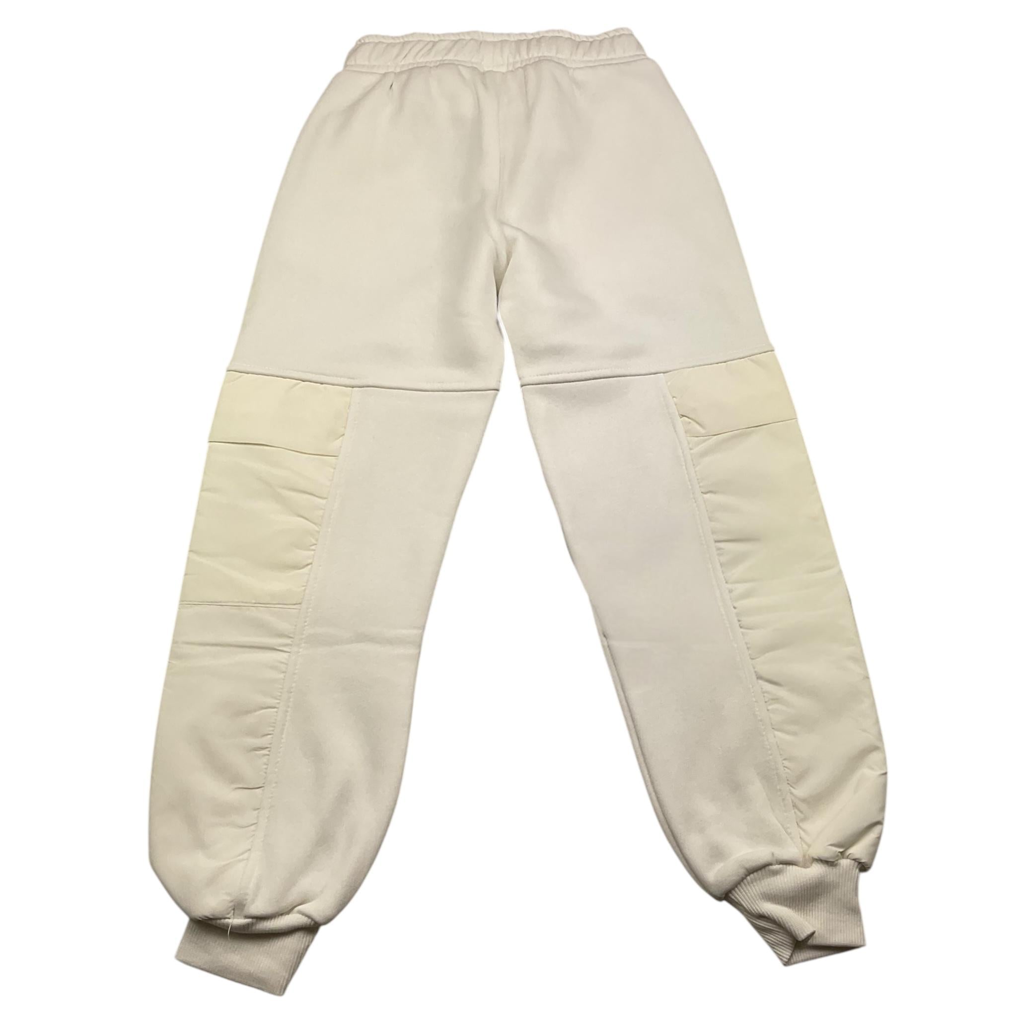 ICON pantalone tuta tinta unita con logo Bianco per Bambino IBSP00360X BIANCO ICON