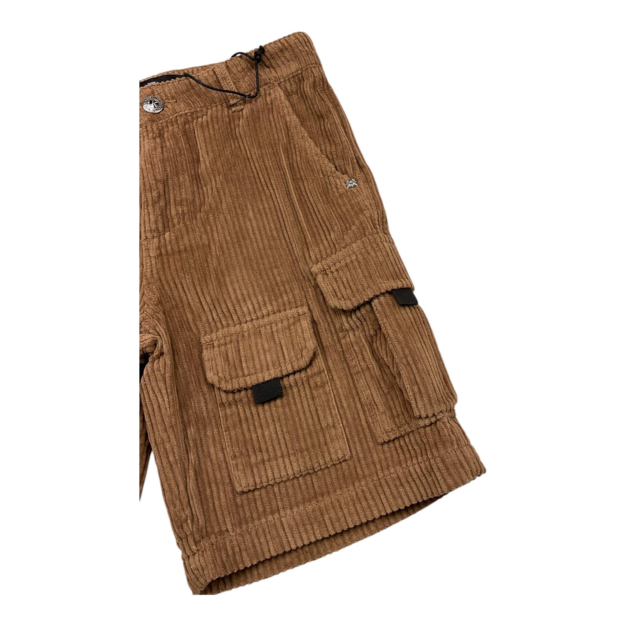 JOHN RICHMOND bermuda tinta unita in velluto Beige per Bambino RBA25208BE BEIGE JOHN RICHMOND