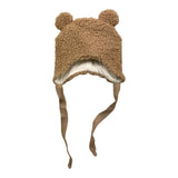 MARLU' cappello tinta unita con orecchie Beige per Neonato IG5573 BEIGE MARLU'