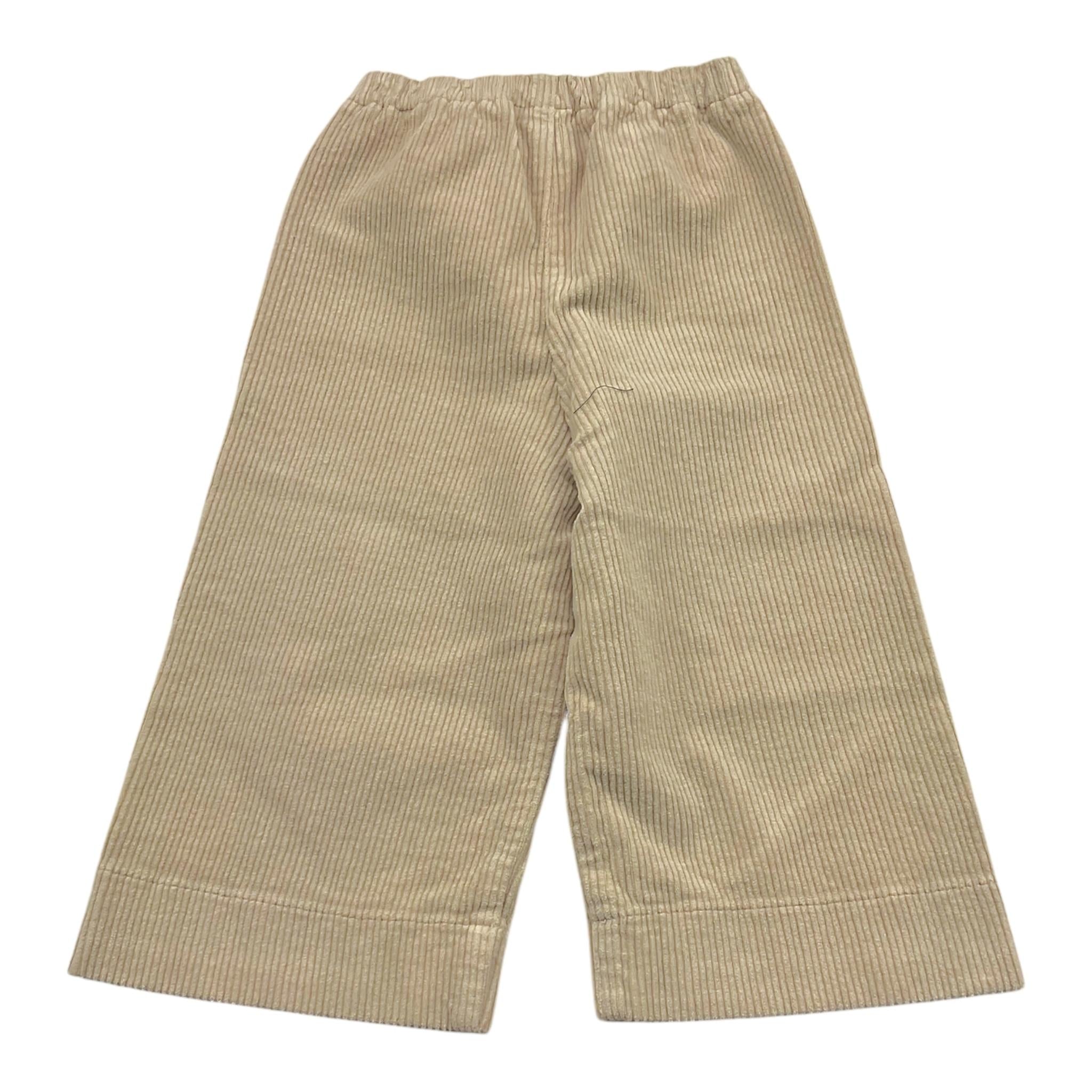 IL GUFO pantalone modello a palazzo tinta unita a costine Beige per Bambina A24PL242V6012 BEIGE IL GUFO