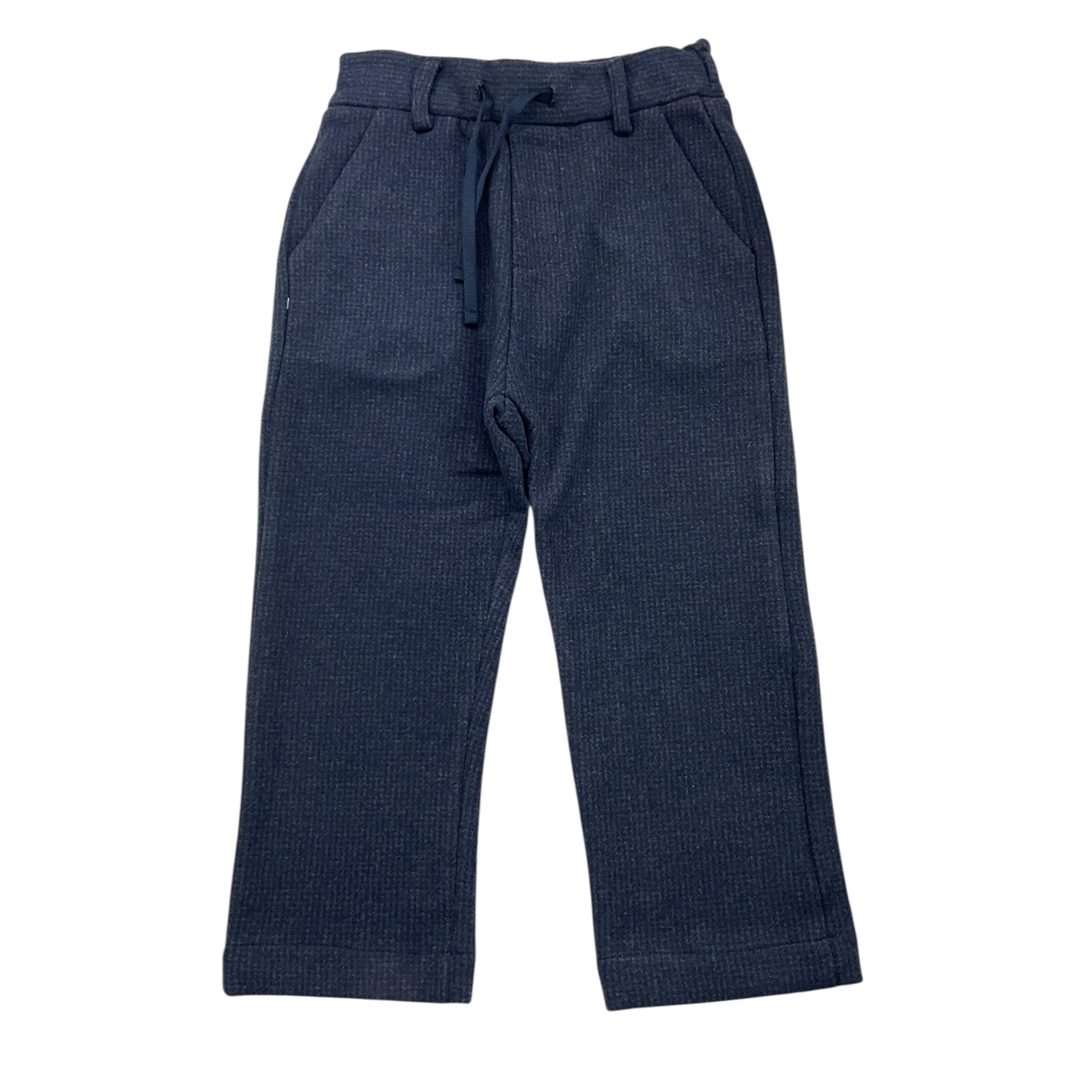 PAOLO PECORA pantalone tinta unita con elastico in vita Blu per Bambino PP3841 BLU PAOLO PECORA