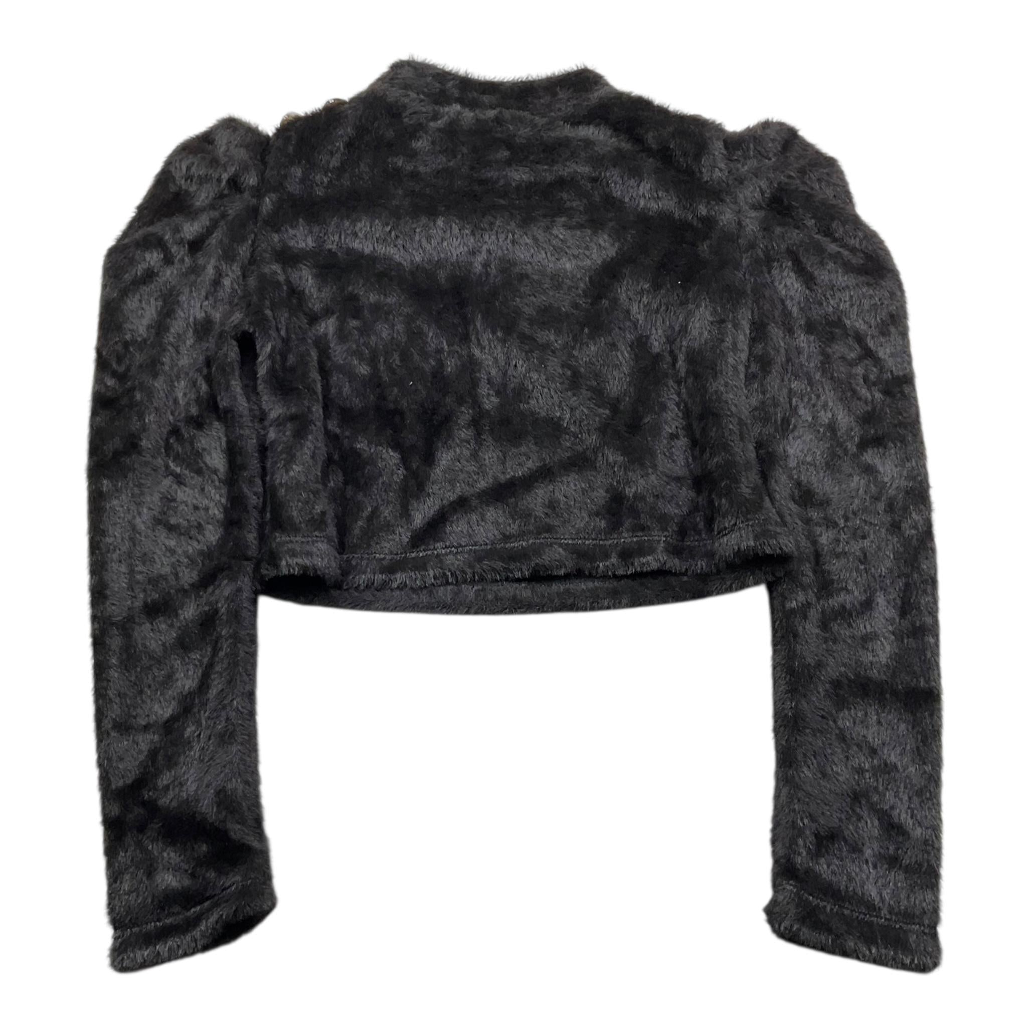 MARC ELLIS maglia tinta unita con logo e bottoni Nero per Bambina JMJTS15516 NERO MARC ELLIS