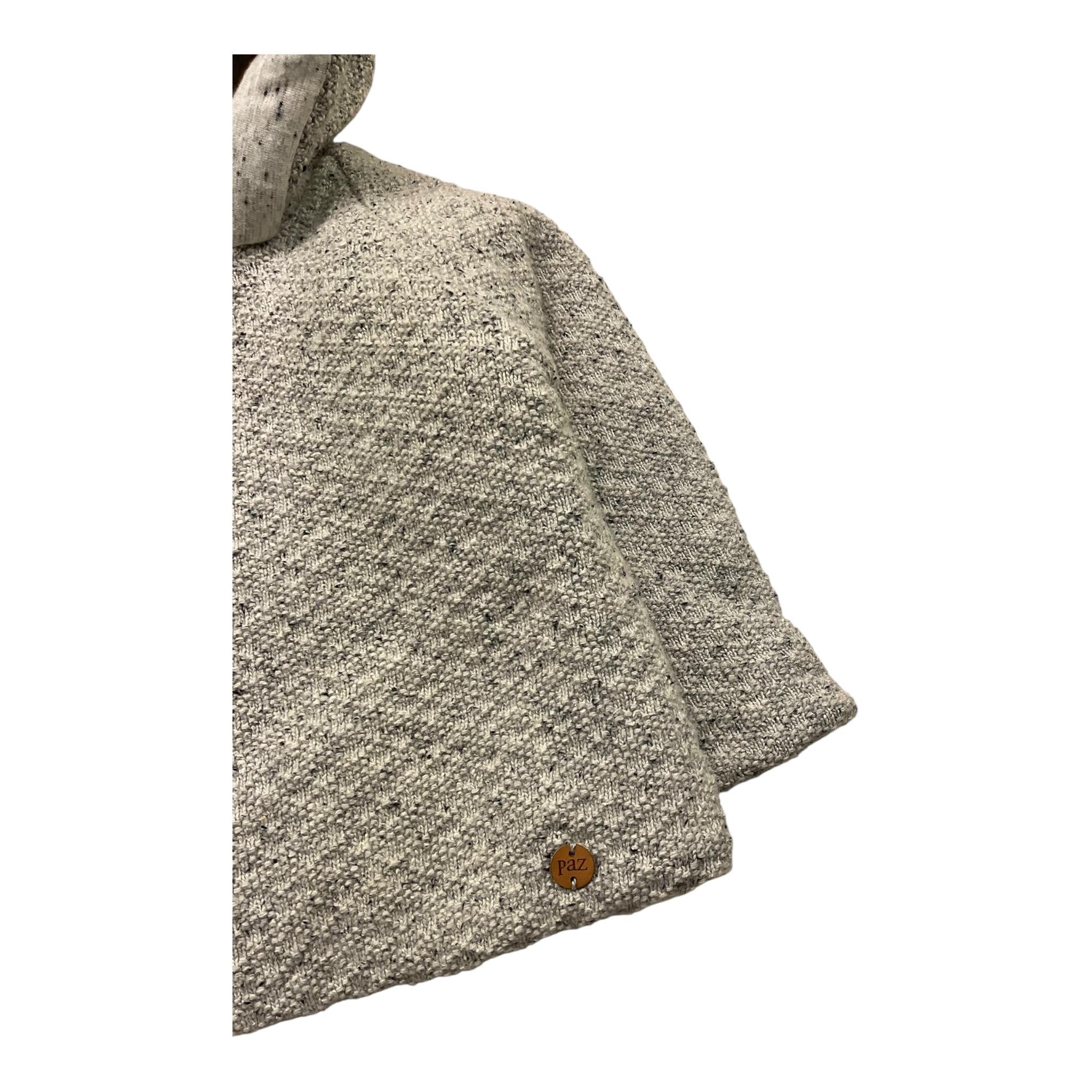 PAZ RODRIGUEZ cappotto tinta unita con cappuccio Grigio per Neonato 012130927 GRIGIO PAZ RODRIGUEZ