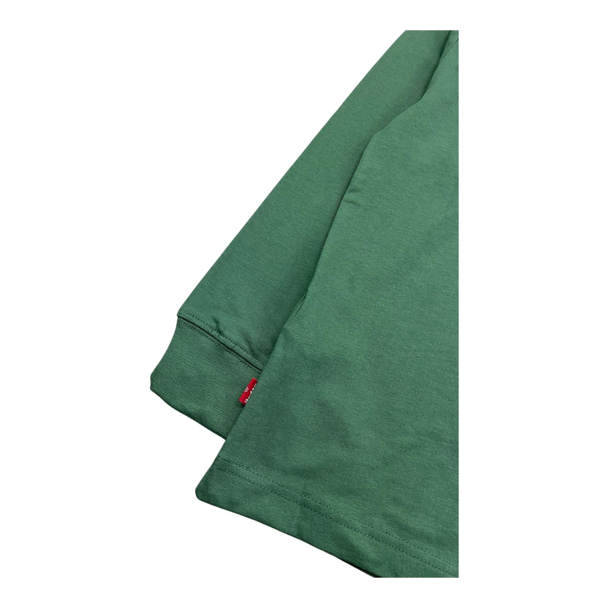 LEVI'S shirt girocollo tinta unita con stampa logo Verde per Bambino 8EL184 VERDE LEVI'S