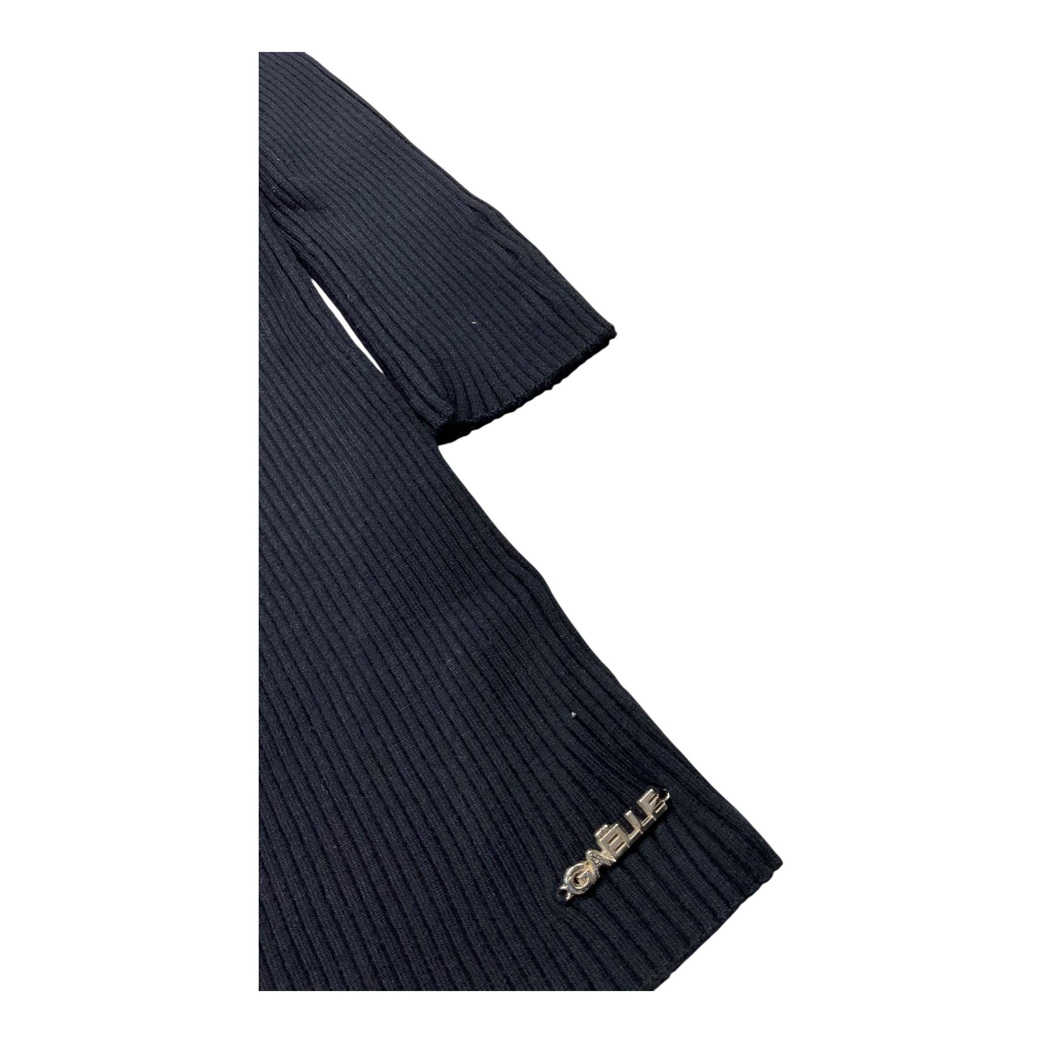 GAELLE abito tinta unita con trafori Nero per Bambina 2741VW00407 NERO GAELLE