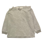 PETIT INDI felpa tinta unita con cappuccio Grigio per Bambino AW24BK7710 GRIGIO PETIT INDI
