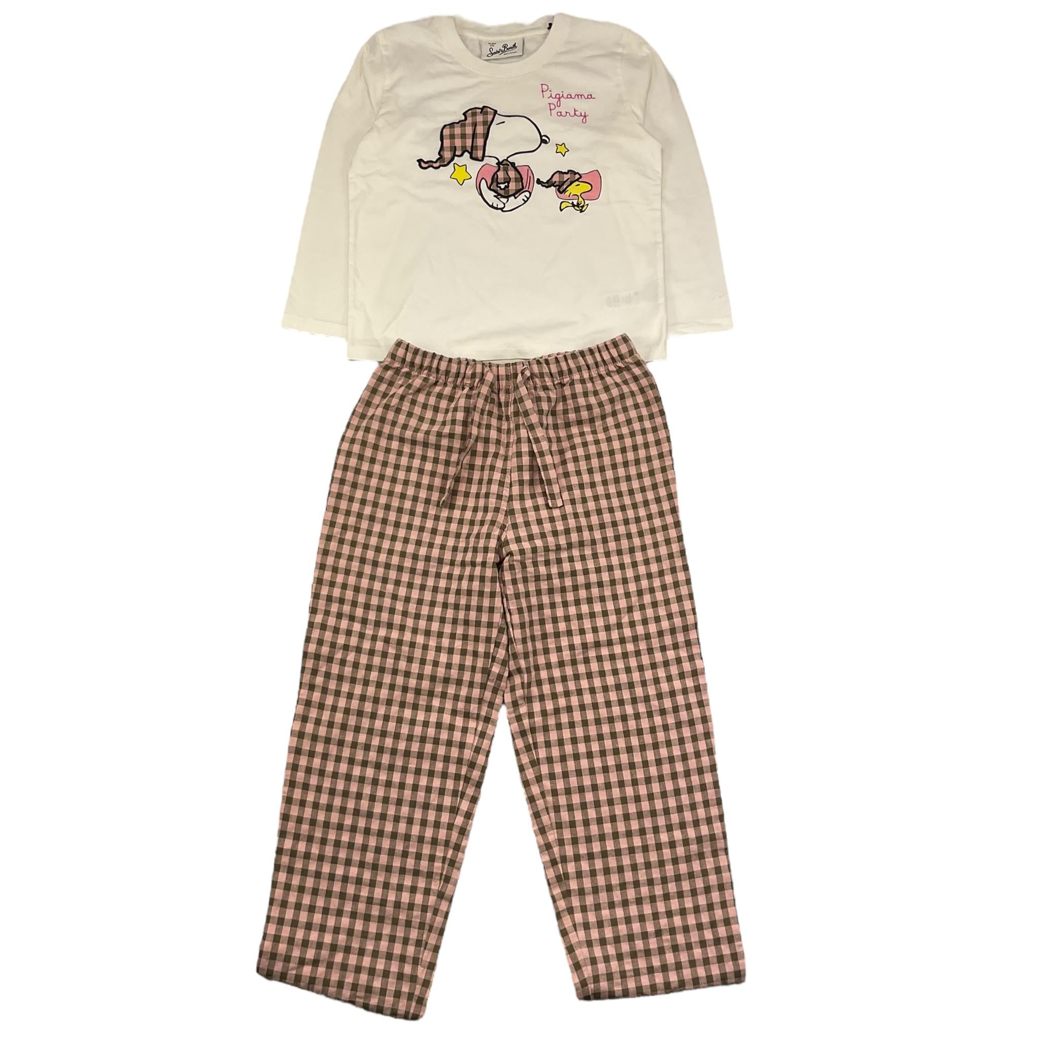 SAINT BARTH completo 2 pezzi shirt-pantalone Bianco/rosa per Bambina DREAMY BIANCO/ROSA SAINT BARTH