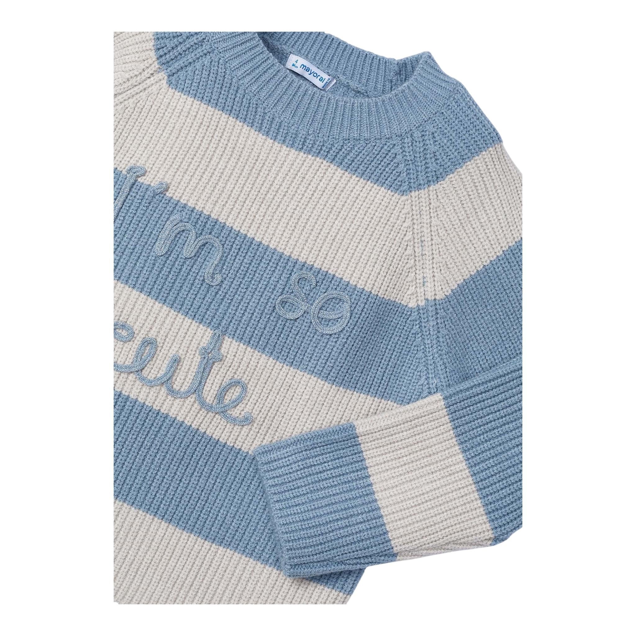 MAYORAL maglia bicolore con fantasia a righe Beige per Neonata 4357 BEIGE MAYORAL