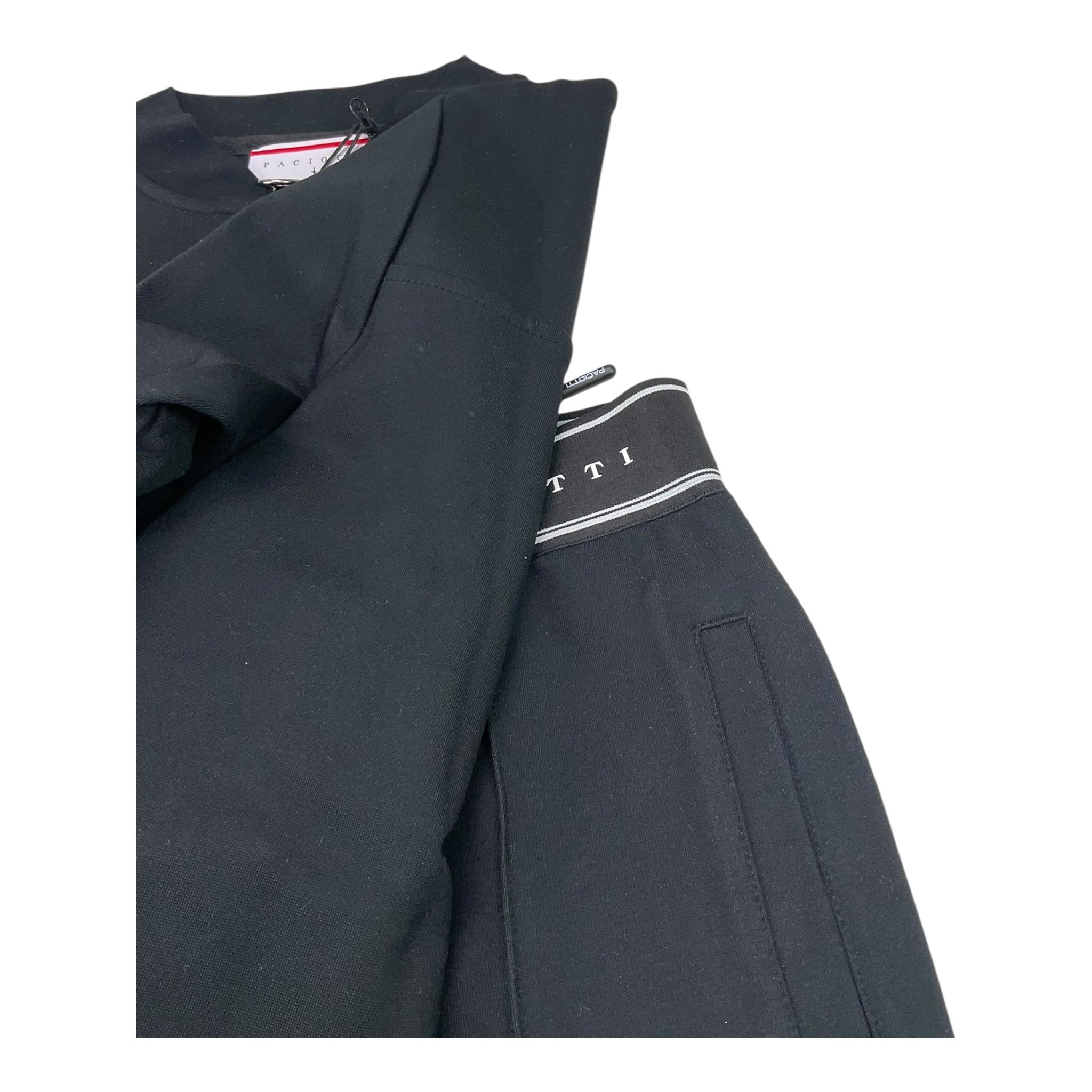 CESARE PACIOTTI completo 2 pezzi felpa-pantalone tinta unita Nero per Bambino MFP5351J NERO CESARE PACIOTTI