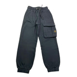 REFRIGIWEAR pantalone tinta unita modello tuta con tasconi Nero per Bambino RW768 NERO REFRIGIWEAR