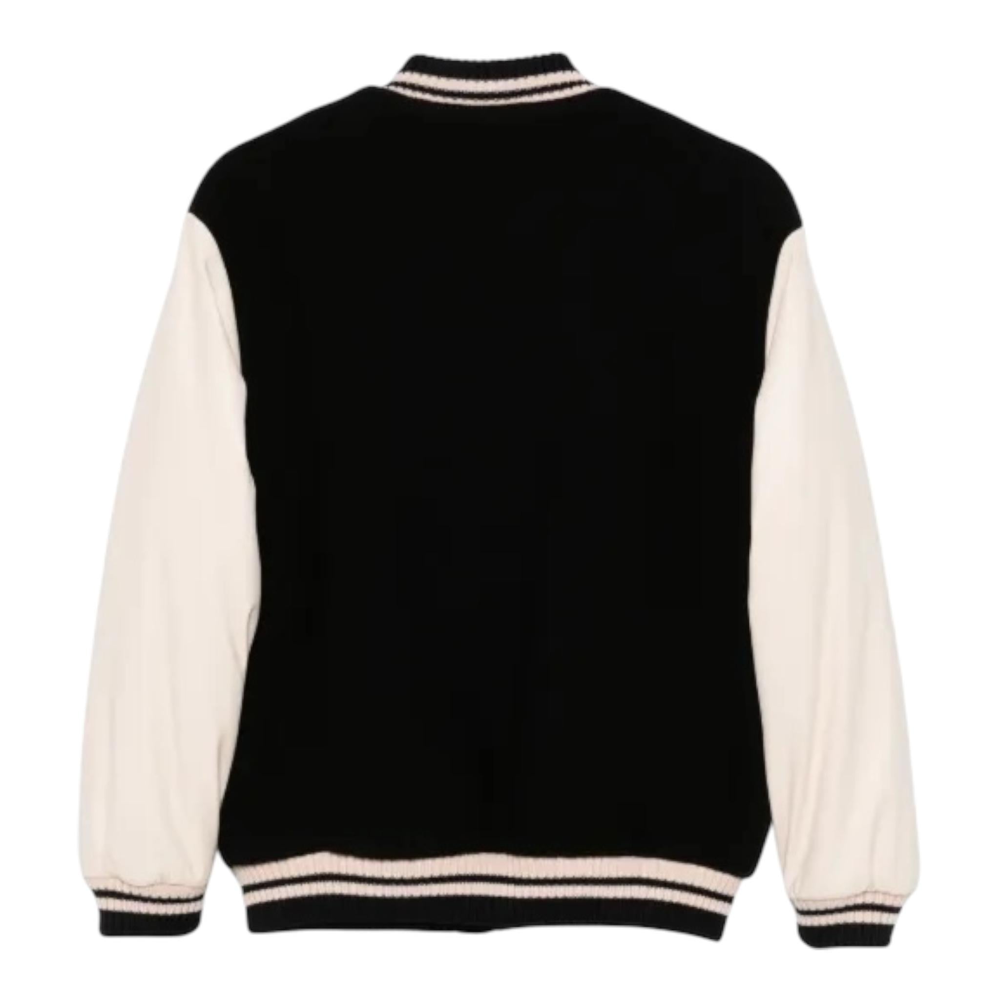 ELISABETTA FRANCHI bomber tinta unita con maniche in contrasto Nero per Bambina EFGB122 NERO ELISABETTA FRANCHI