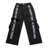 GAELLE jeans tinta unita con profili logati Nero per Bambina 2741P00310XX NERO GAELLE