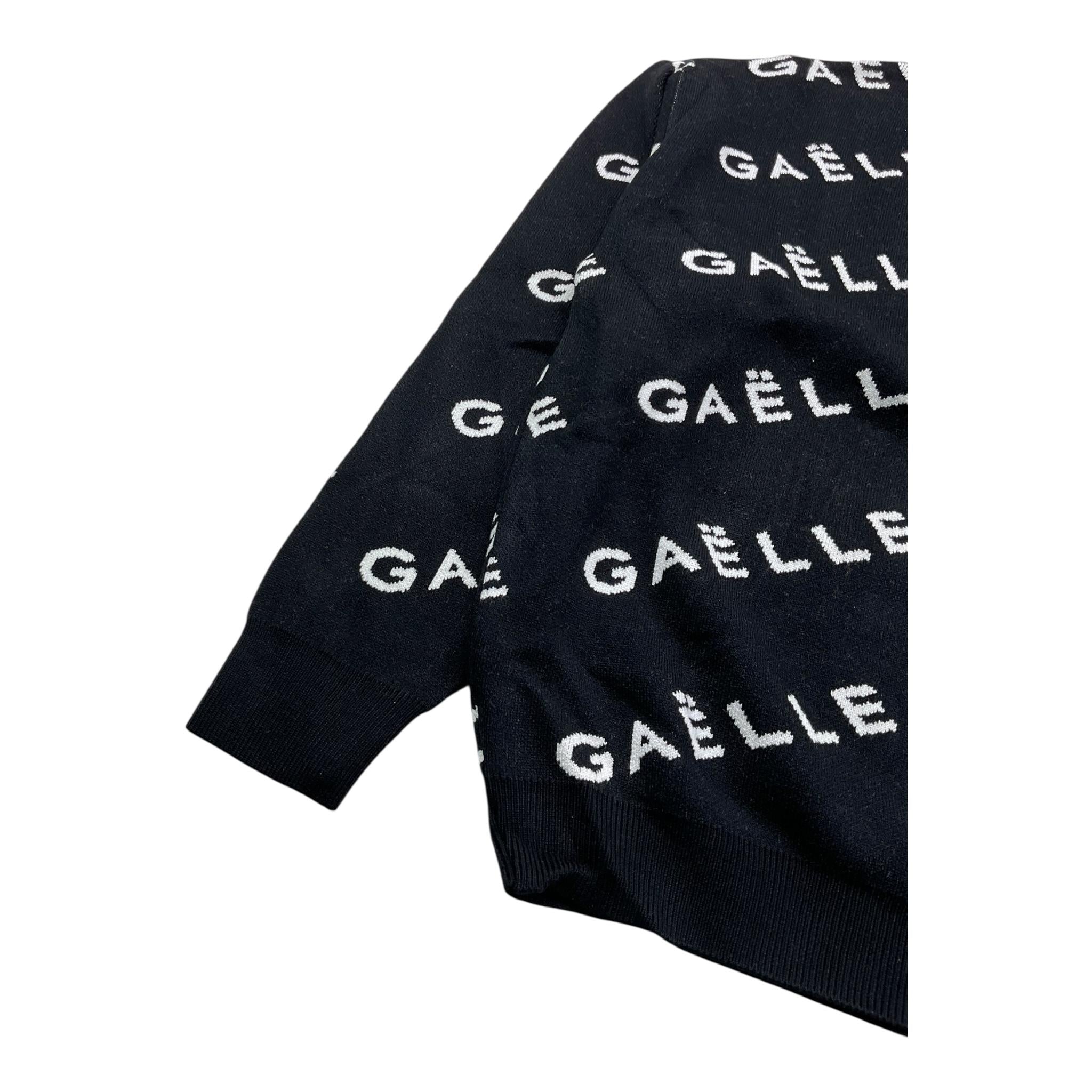 GAELLE maglia girocollo tinta unita con logo Nero per Bambina 2741W00409 NERO GAELLE