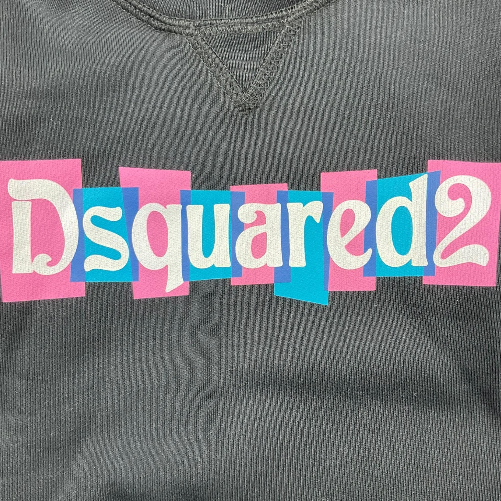 DSQUARED2 abito tinta unita girocollo Nero per Neonata DQ2493 NERO DSQUARED2