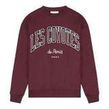 LES COYOTES DE PARIS felpa tinta unita girocollo con stampa Bordeaux per Bambina 12221106 BORDEAUX LES COYOTES DE PARIS