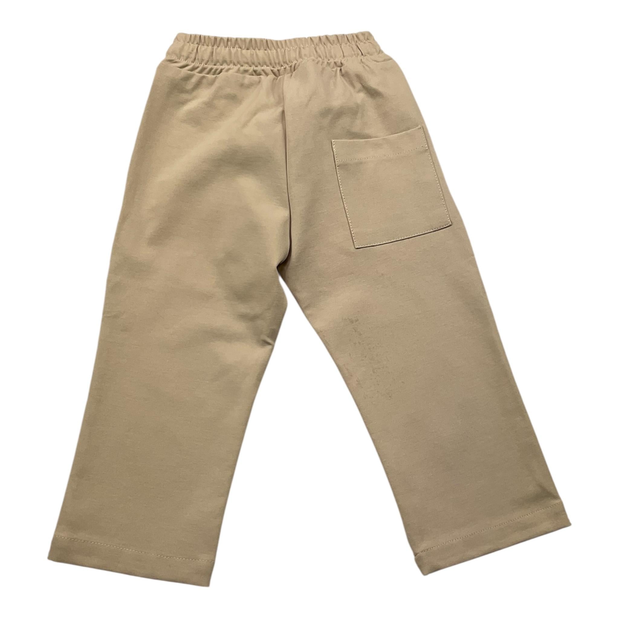 M+E' pantalone tinta unita con elastico in vita Beige per Neonato UEM0352 BEIGE M+E'