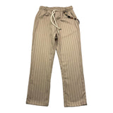 NEVER TOO pantalone tinta unita con fantasia a righe Beige per Bambino NT2120RX BEIGE NEVER TOO