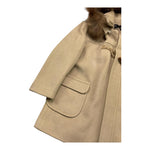 NEVER TOO cappotto tinta unita con cappuccio Beige per Neonato NT2180N BEIGE NEVER TOO