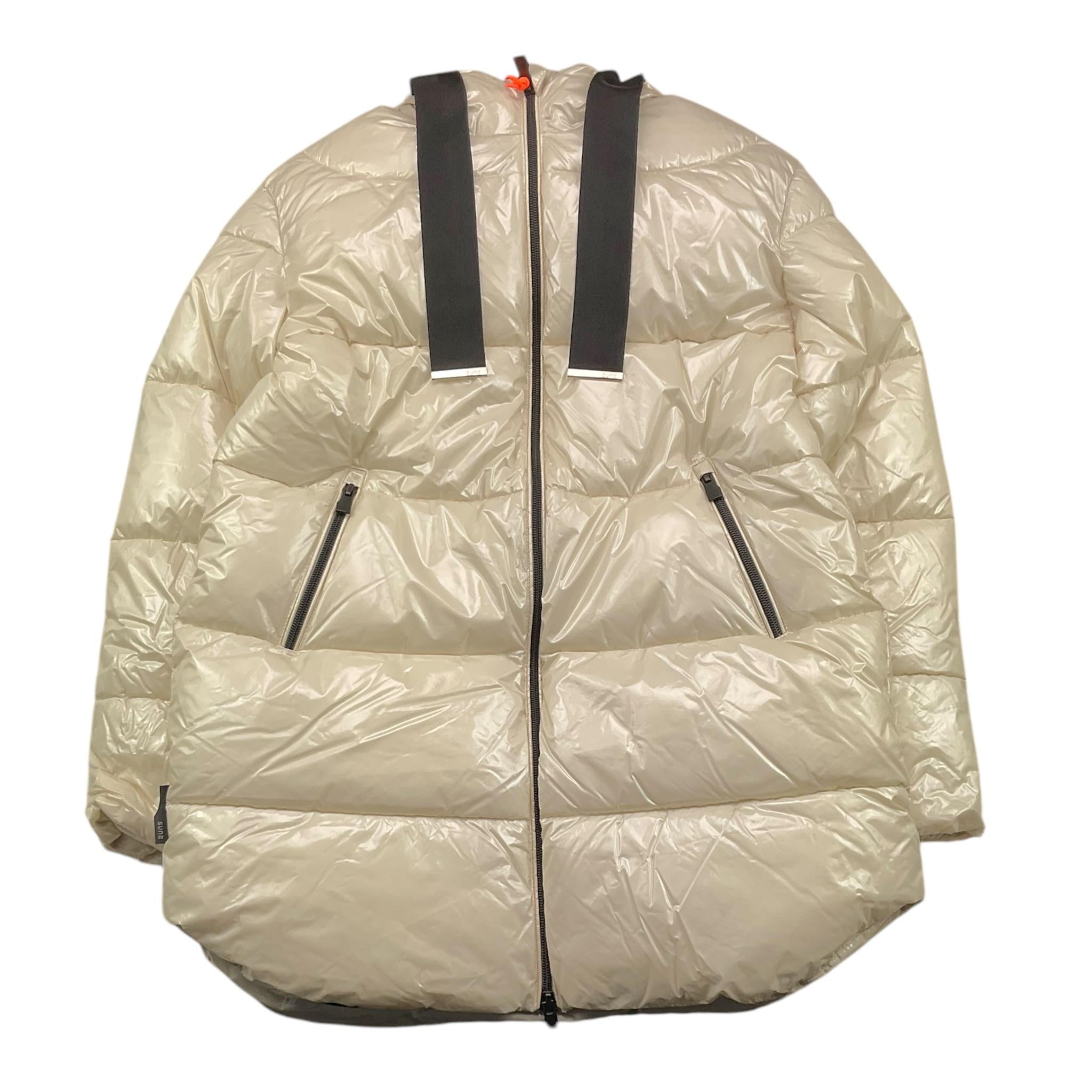 SUNS giubbino tinta unita con zip e cappuccio Beige per Bambina GBS5360D BEIGE SUNS
