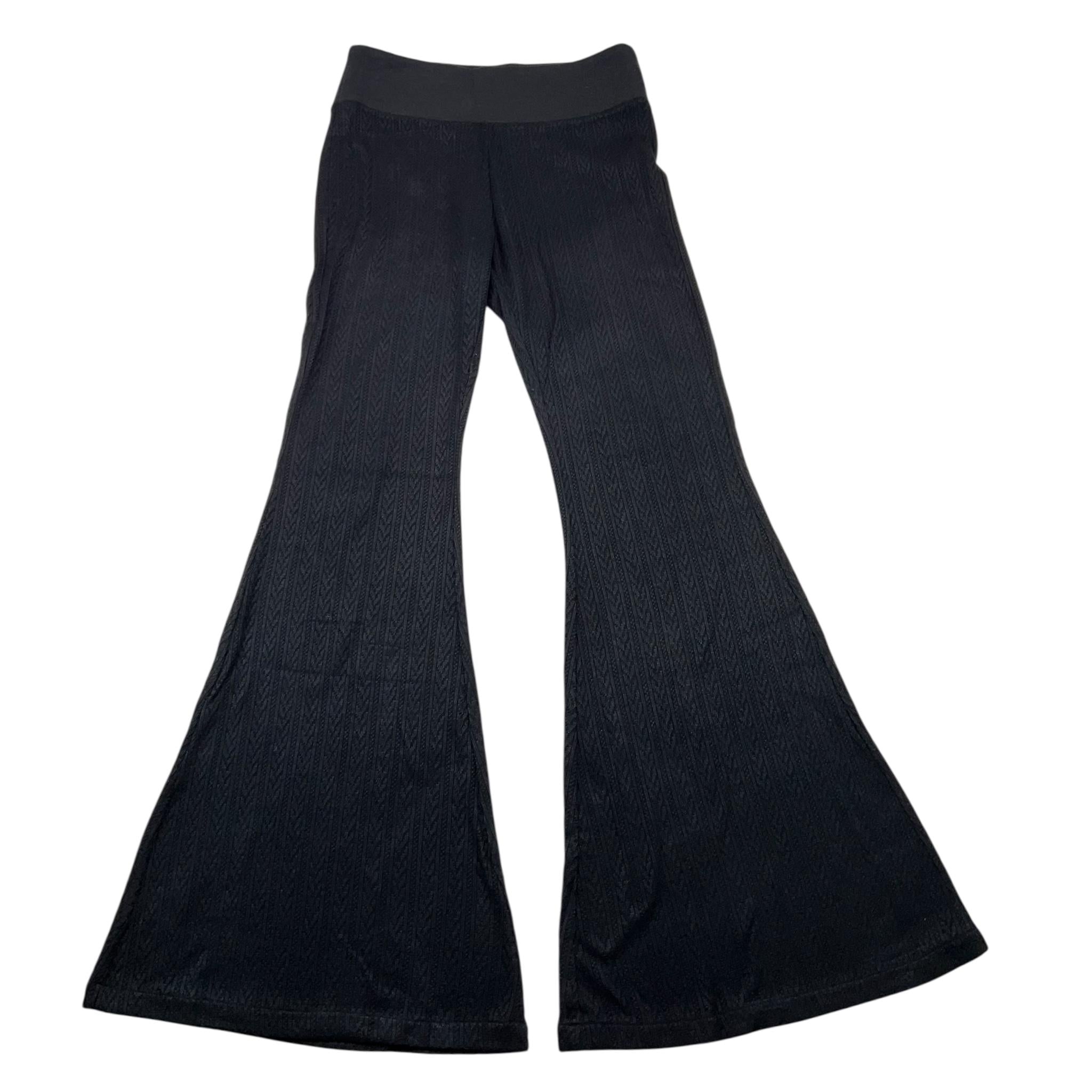 PATRIZIA PEPE pantalone tinta unita modello zampa Nero per Bambina 7P0361 NERO PATRIZIA PEPE