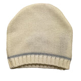LA STUPENDERIA cappello tinta unita con ricami Panna per Neonato WBCP51 PANNA LA STUPENDERIA