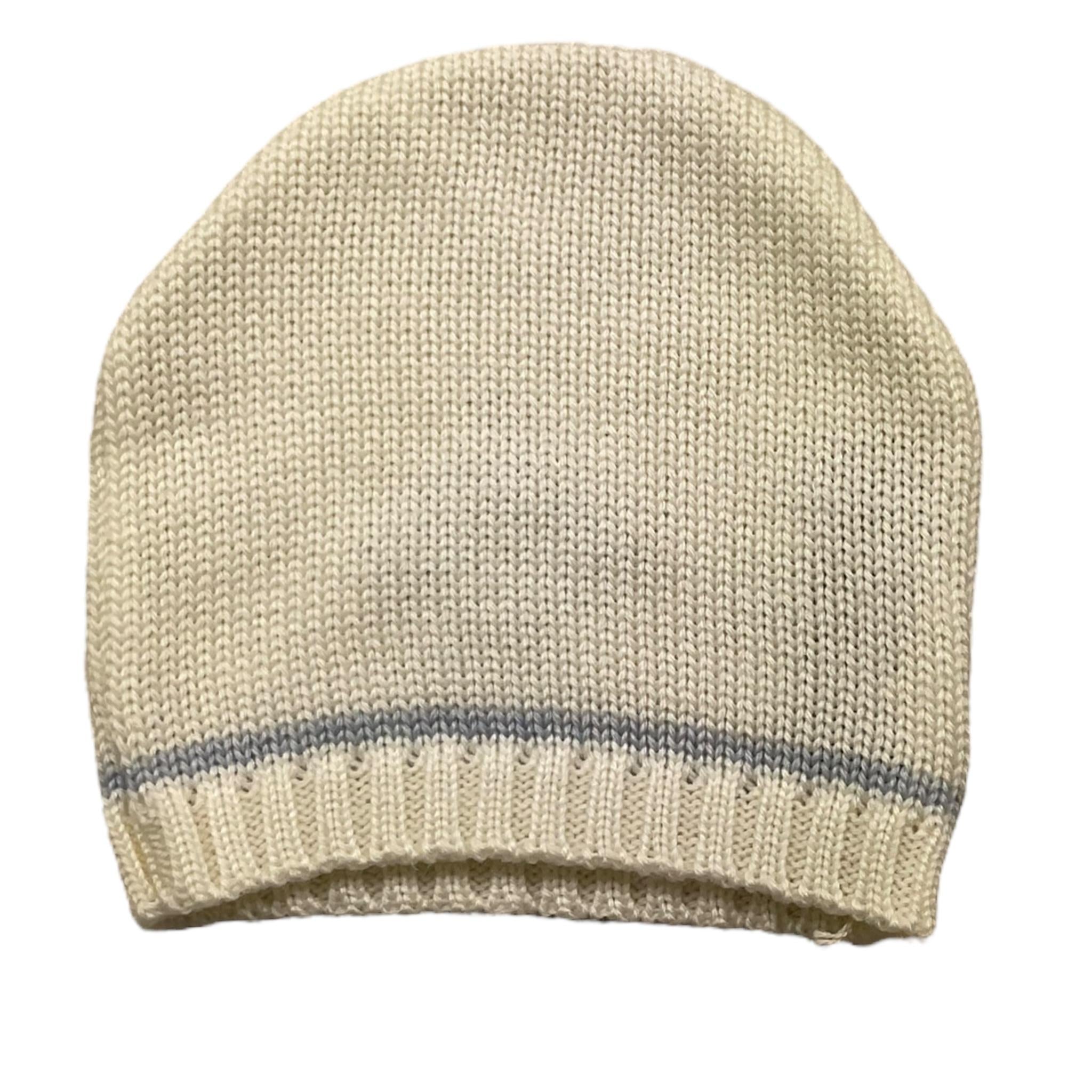 LA STUPENDERIA cappello tinta unita con ricami Panna per Neonato WBCP51 PANNA LA STUPENDERIA