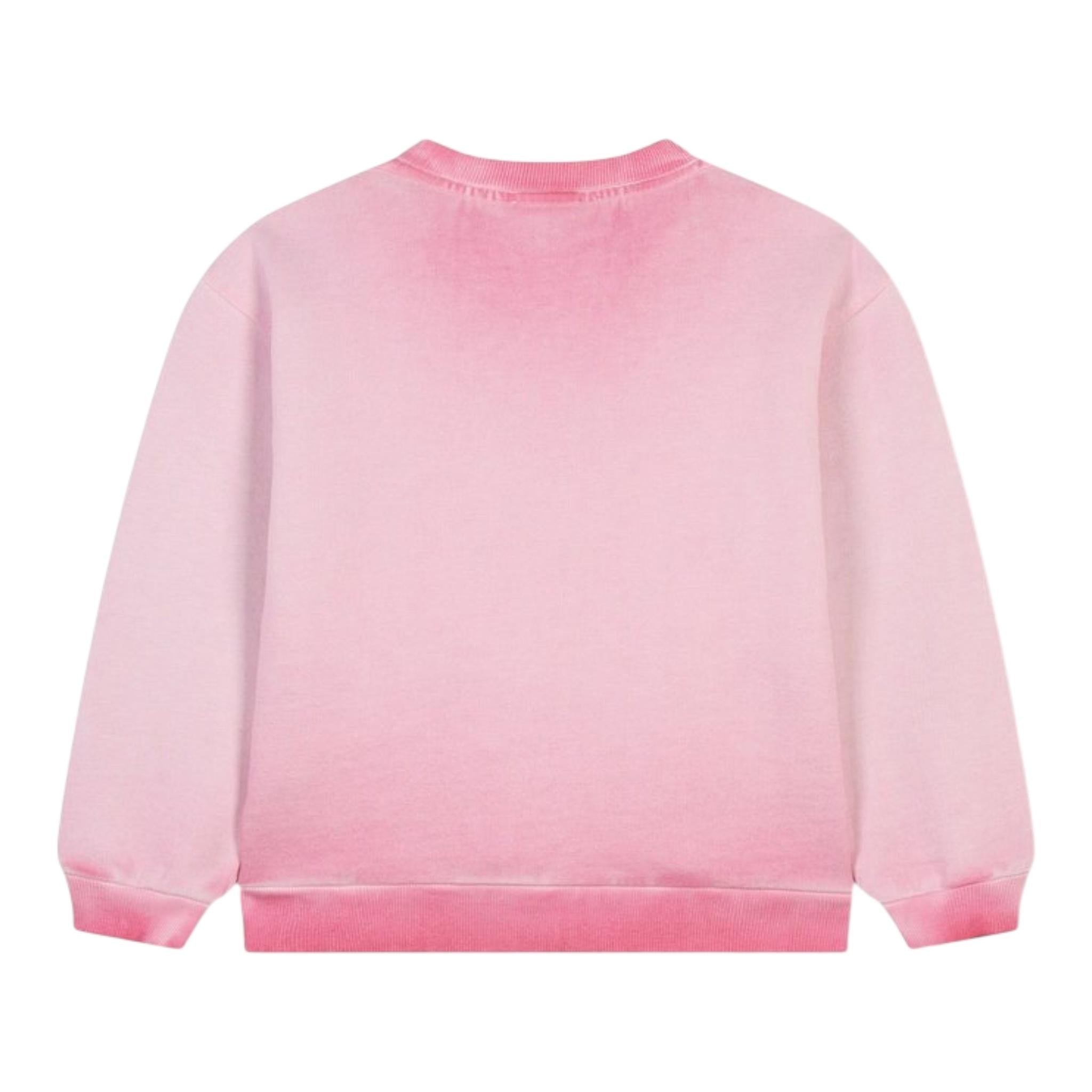 MARC JACOBS felpa chiusa girocollo tinta unita Rosa per Bambina W60291490 ROSA MARC JACOBS