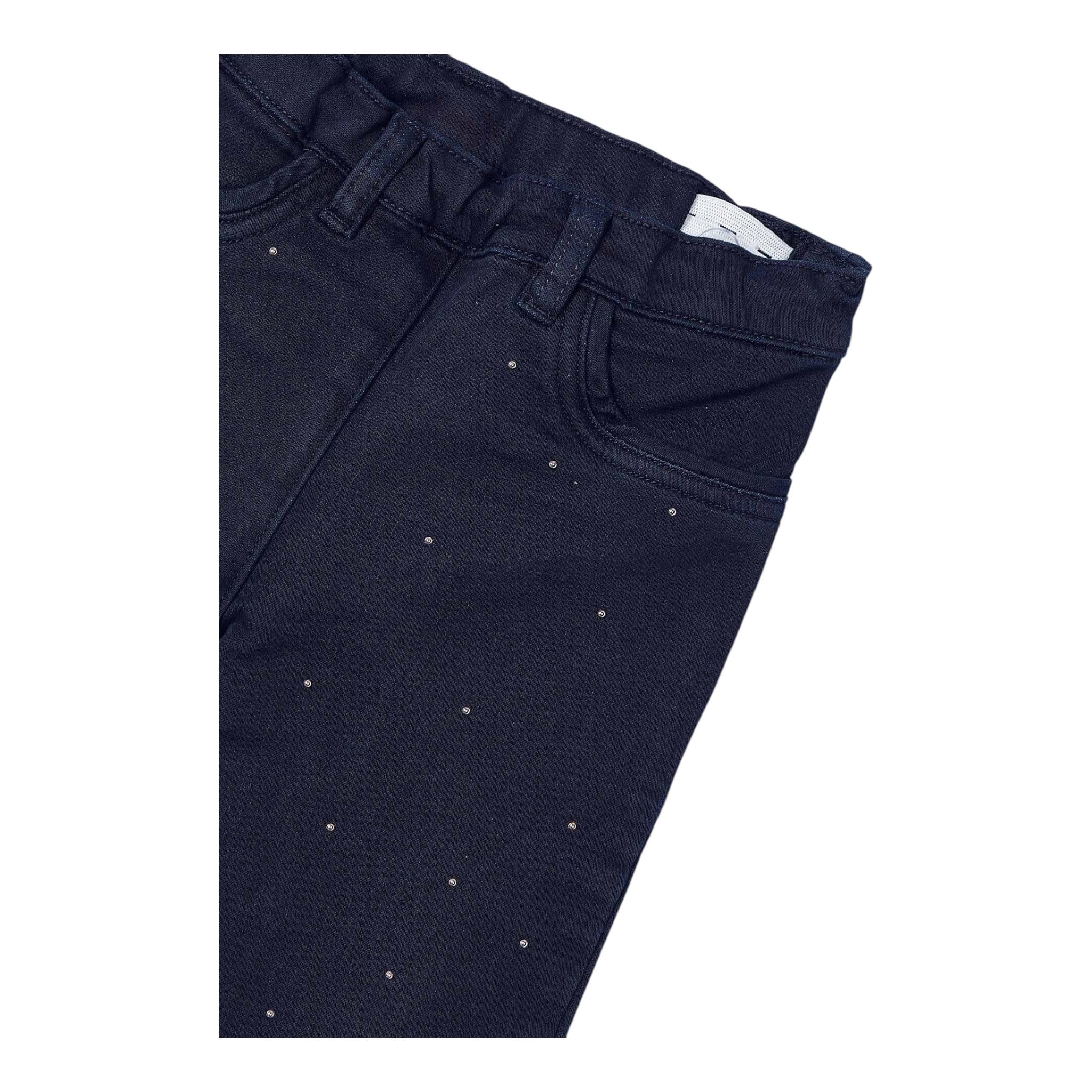 MAYORAL pantalone tinta unita con brillantini Blu per Bambina 4546X BLU MAYORAL